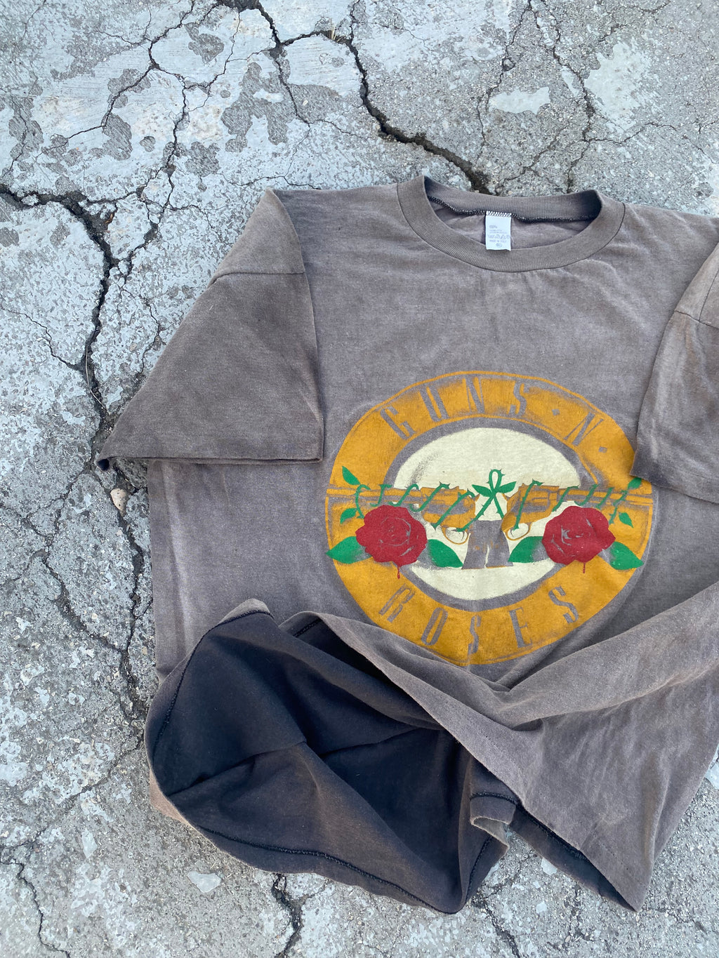 1990’S GUNS’ N ROSES SUN FADED SINGLE STITCH TEE (L)