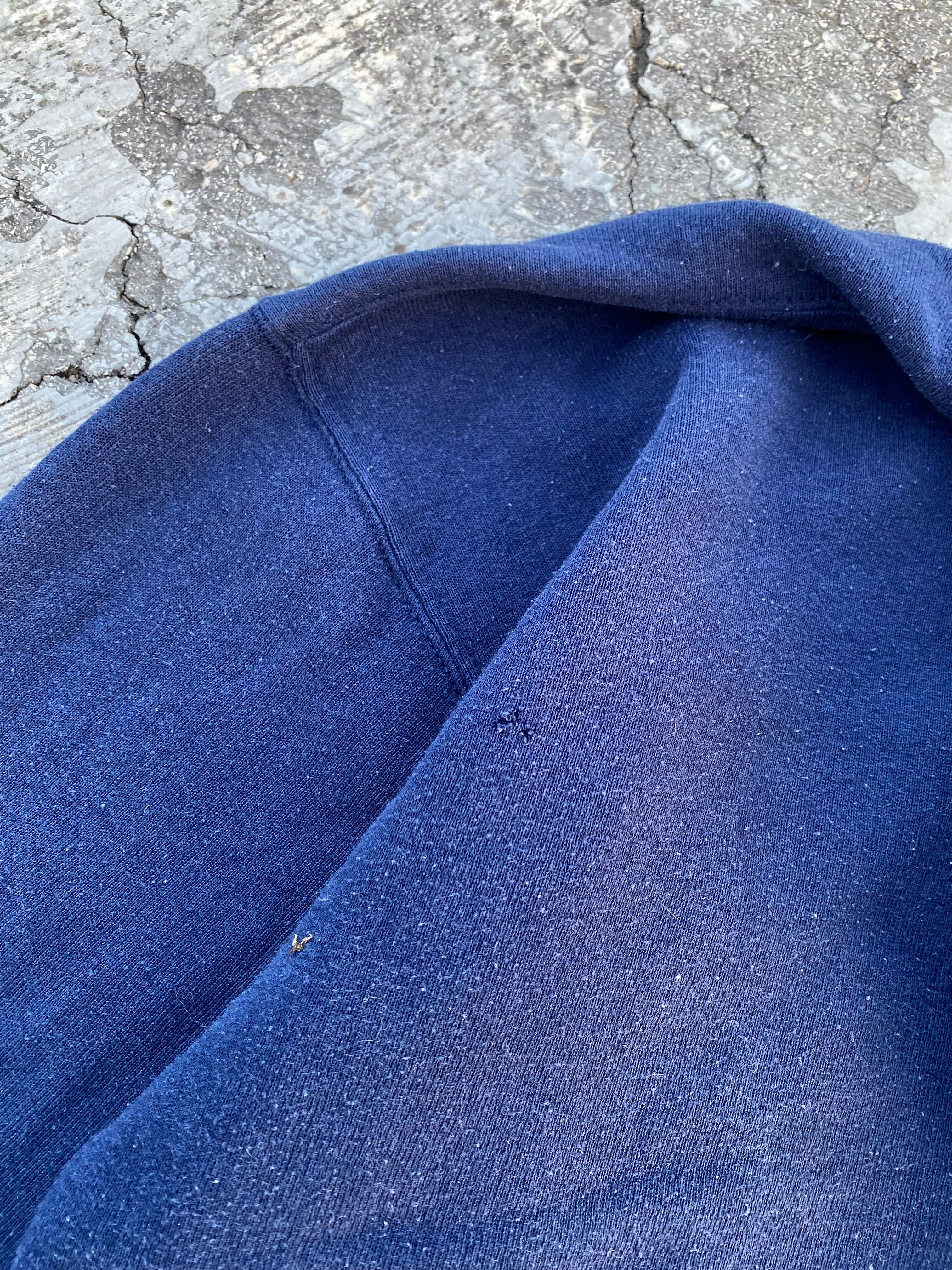2000’S RUSSELL ATHLETIC HICKORY BLUE HOODIE (XL)