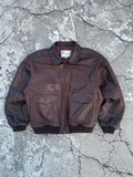 2000’S A2 - TYPE BROWN LEATHER JACKET
