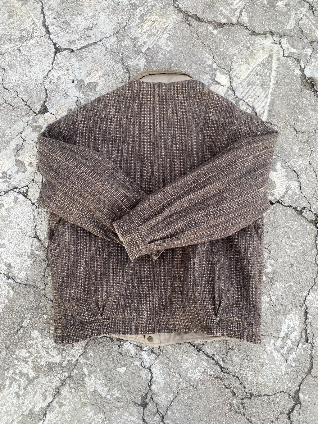 1980’S REVERSIBLE WOOL JACKET (XL)