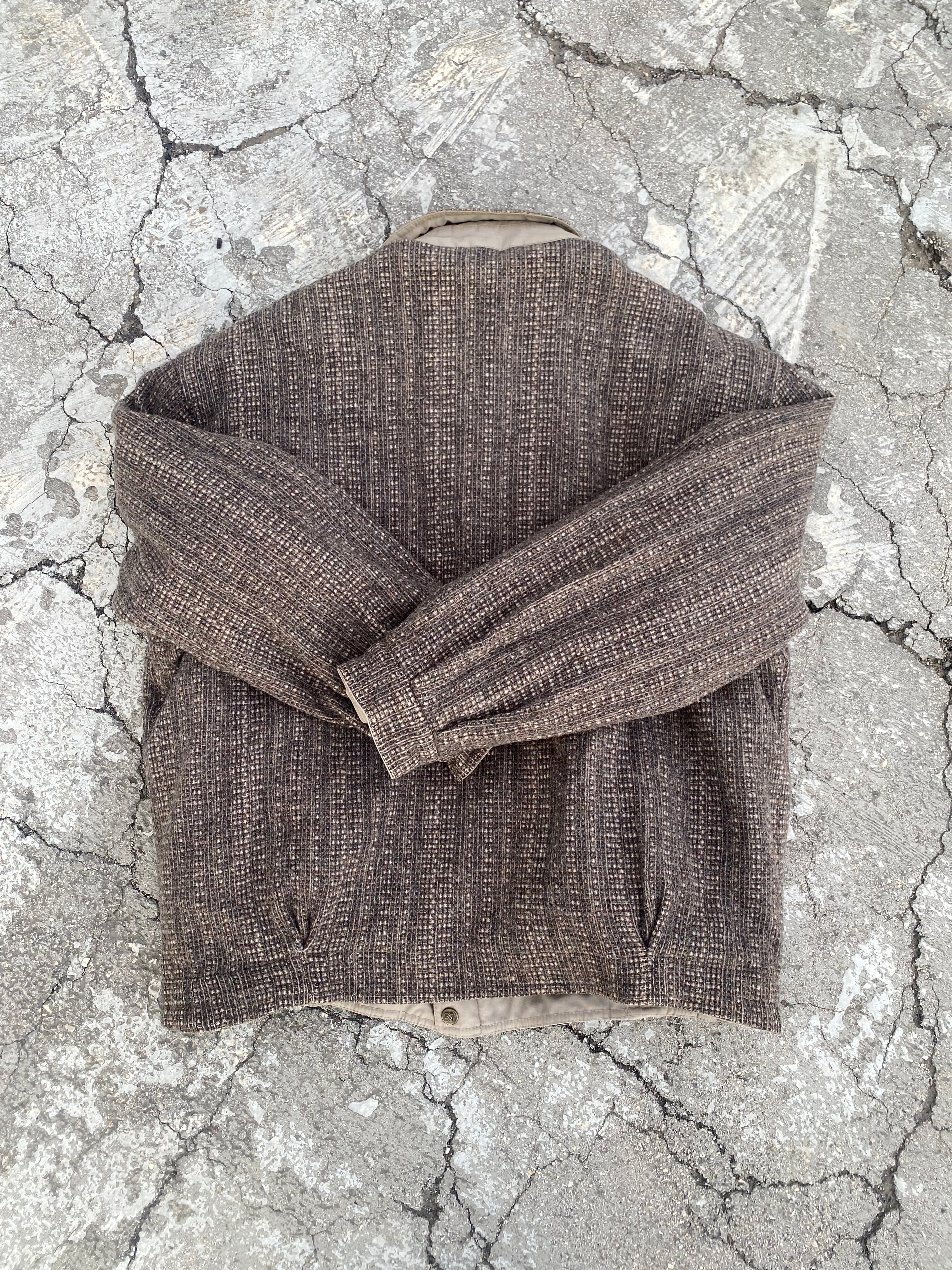 1980’S REVERSIBLE WOOL JACKET (XL)