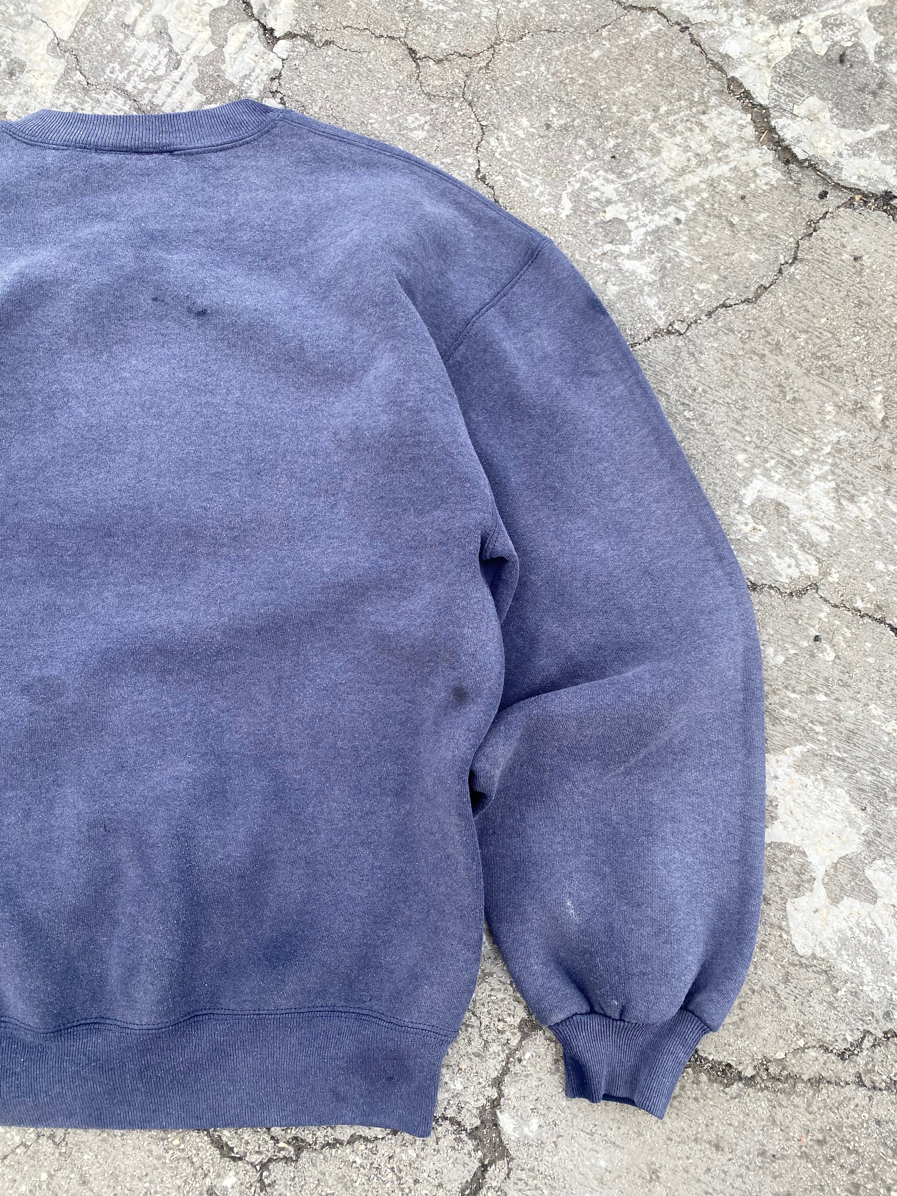 1990’S SUN FADED “MOM” RUSSELL ATHLETIC DISTRESSED CREWNECK (L)