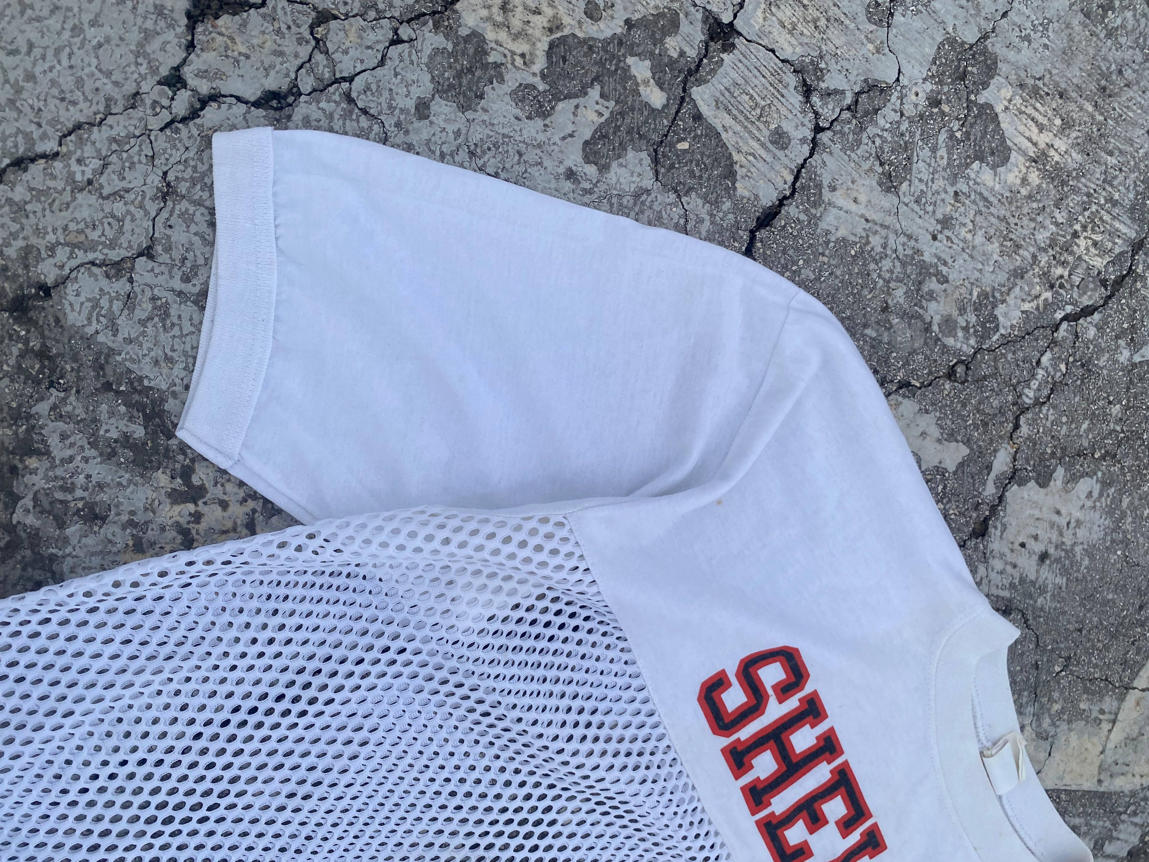 1980’S SHELTON FOOTBALL MESH TEE (XL)