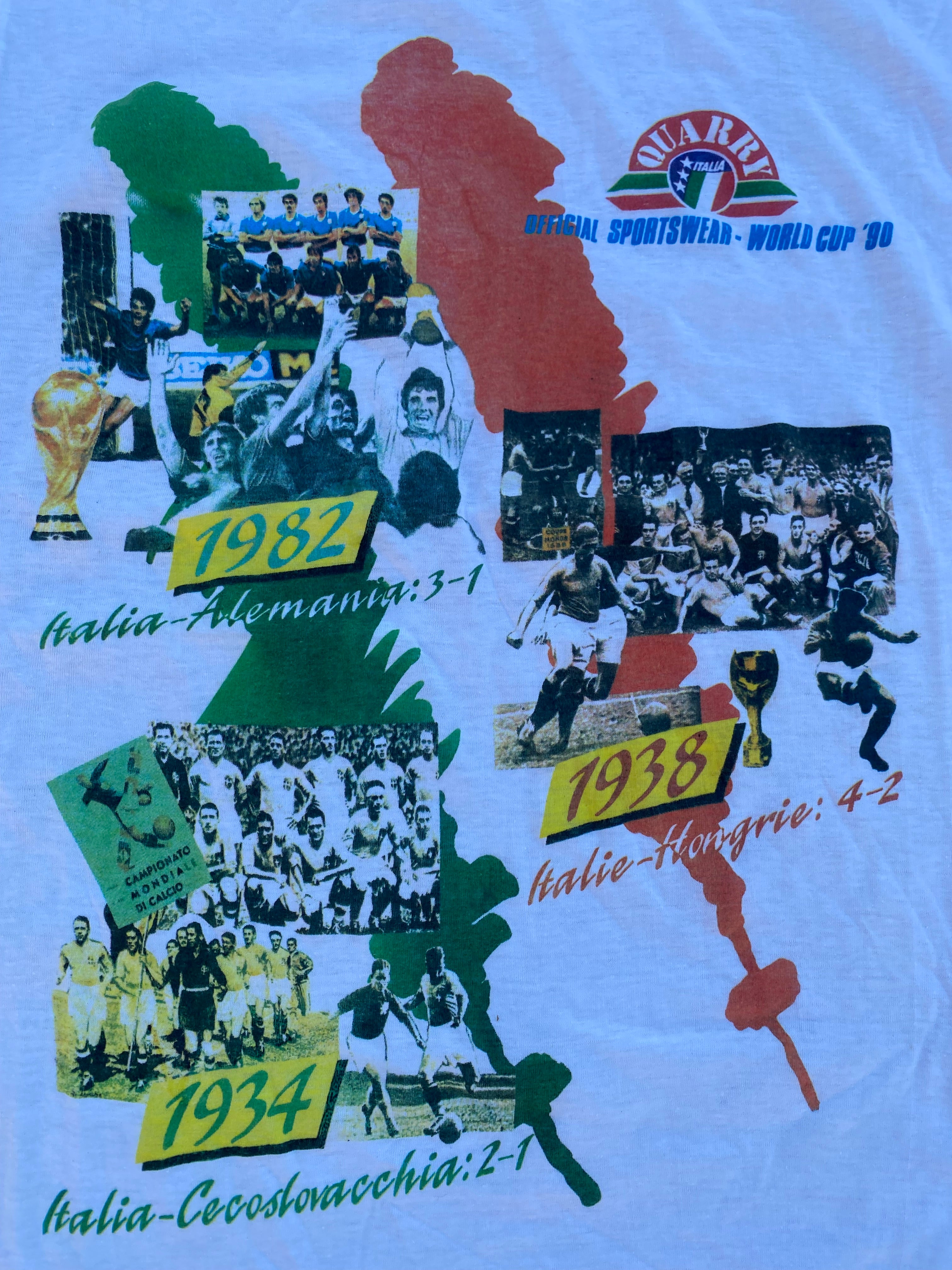 1990’S SINGLE STITCH WORLD CUP 90’ TEE (M-L)