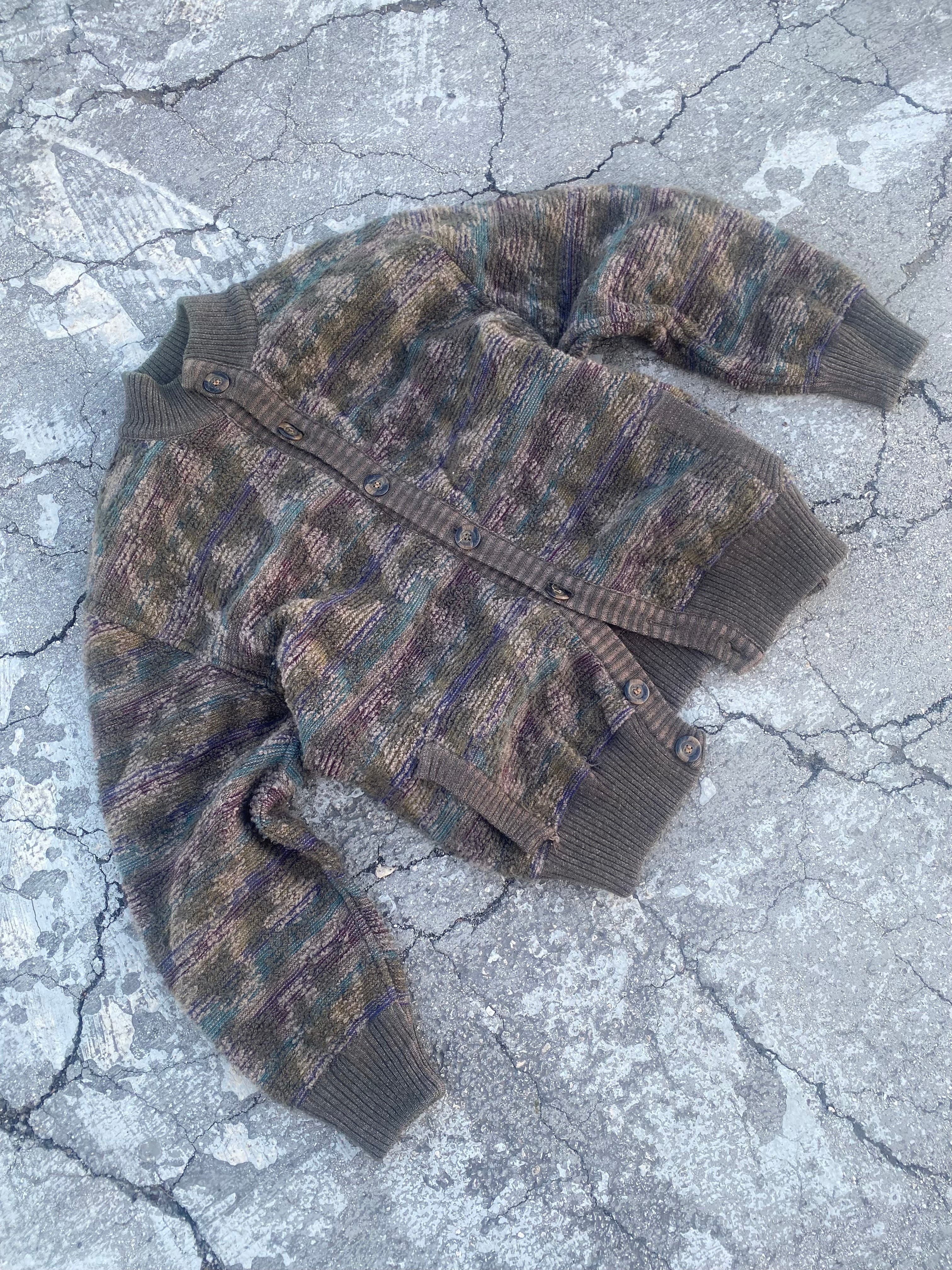 1980’S MOHAIR REVERSIBLE KNIT (L)