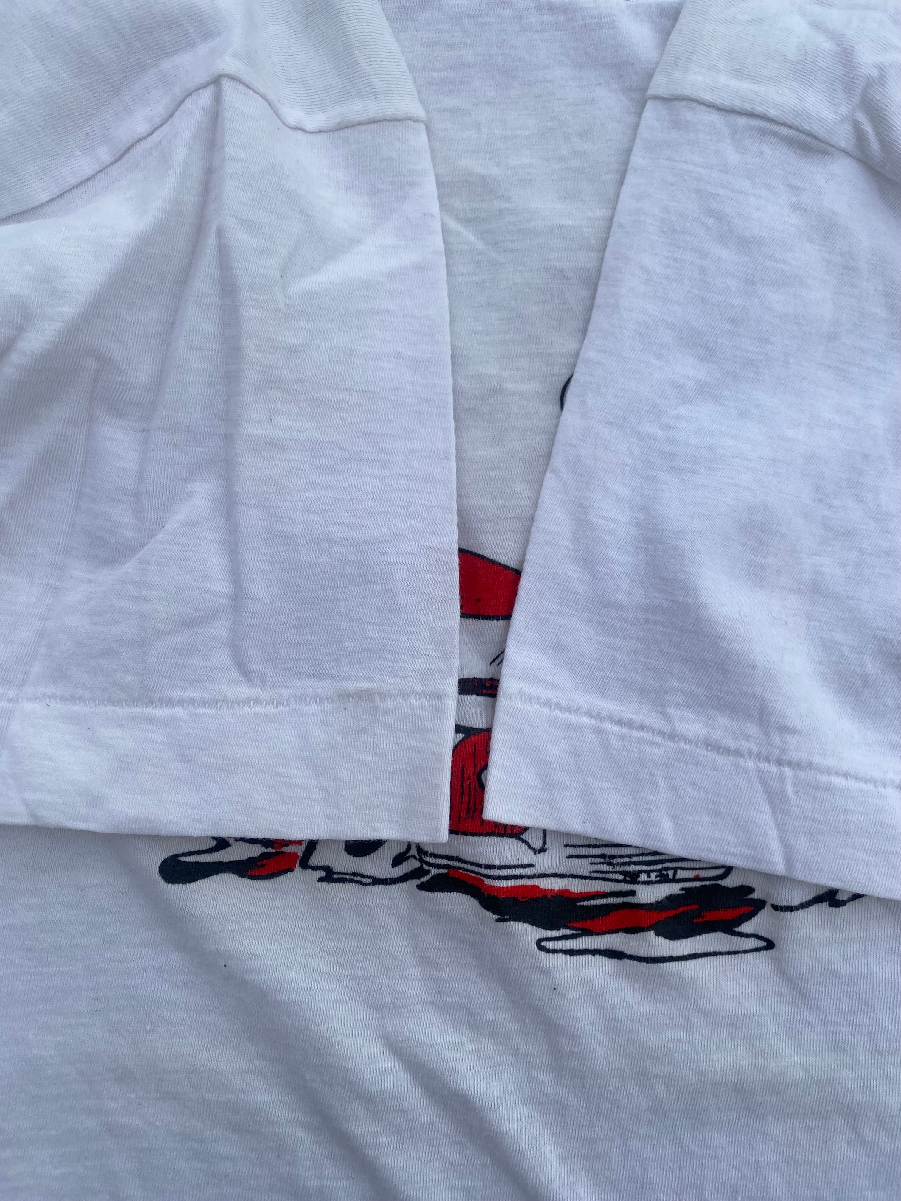 1990’S SINGLE STITCH VROOOMM TEE (M)