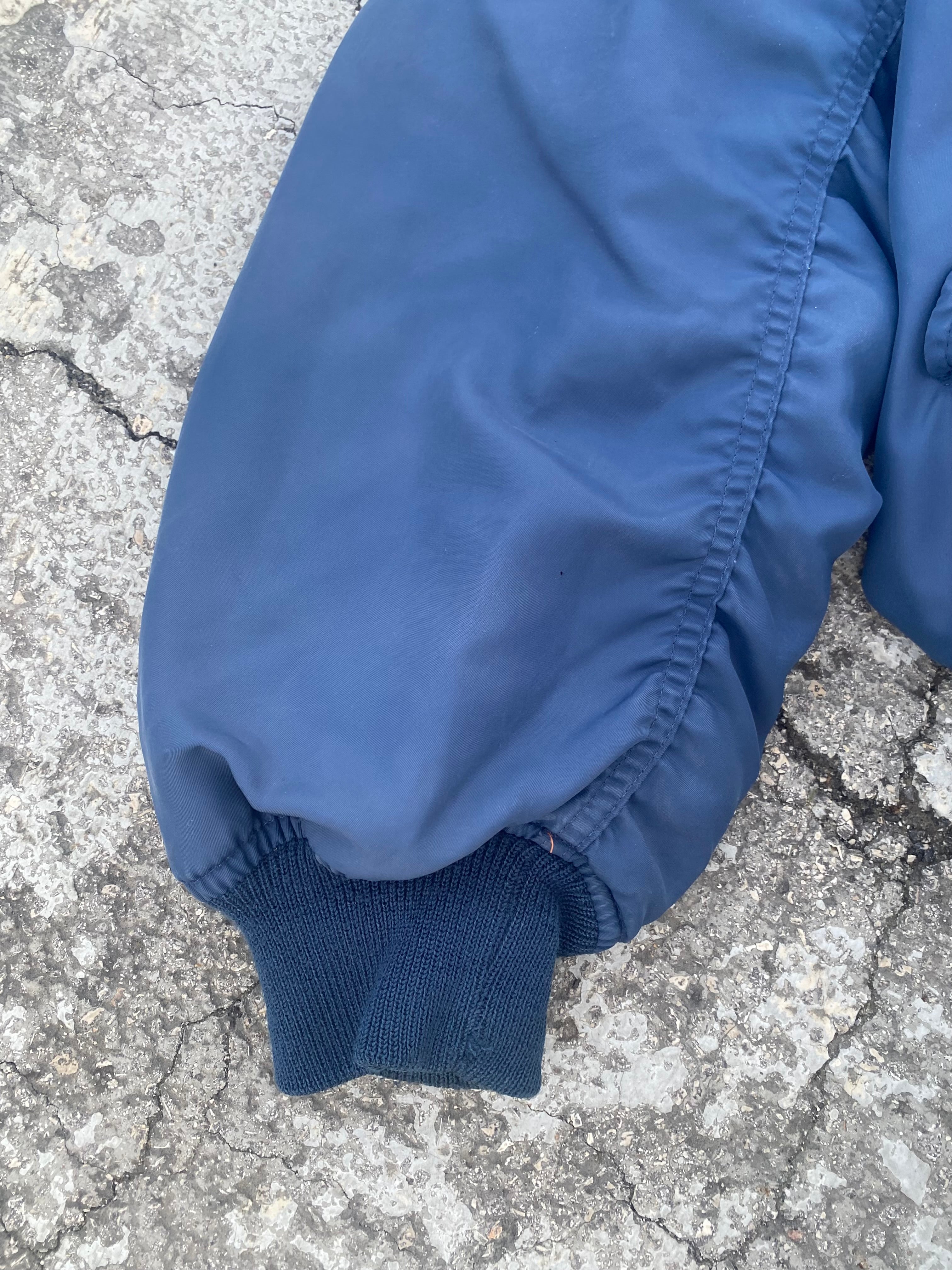 1990’S MA-1 BLUE NAVY JACKET (L-XL)