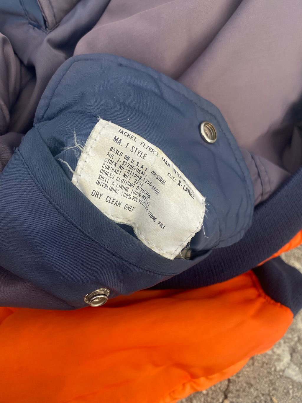 2000’S MA-1 SUN FADED JACKET (XL)
