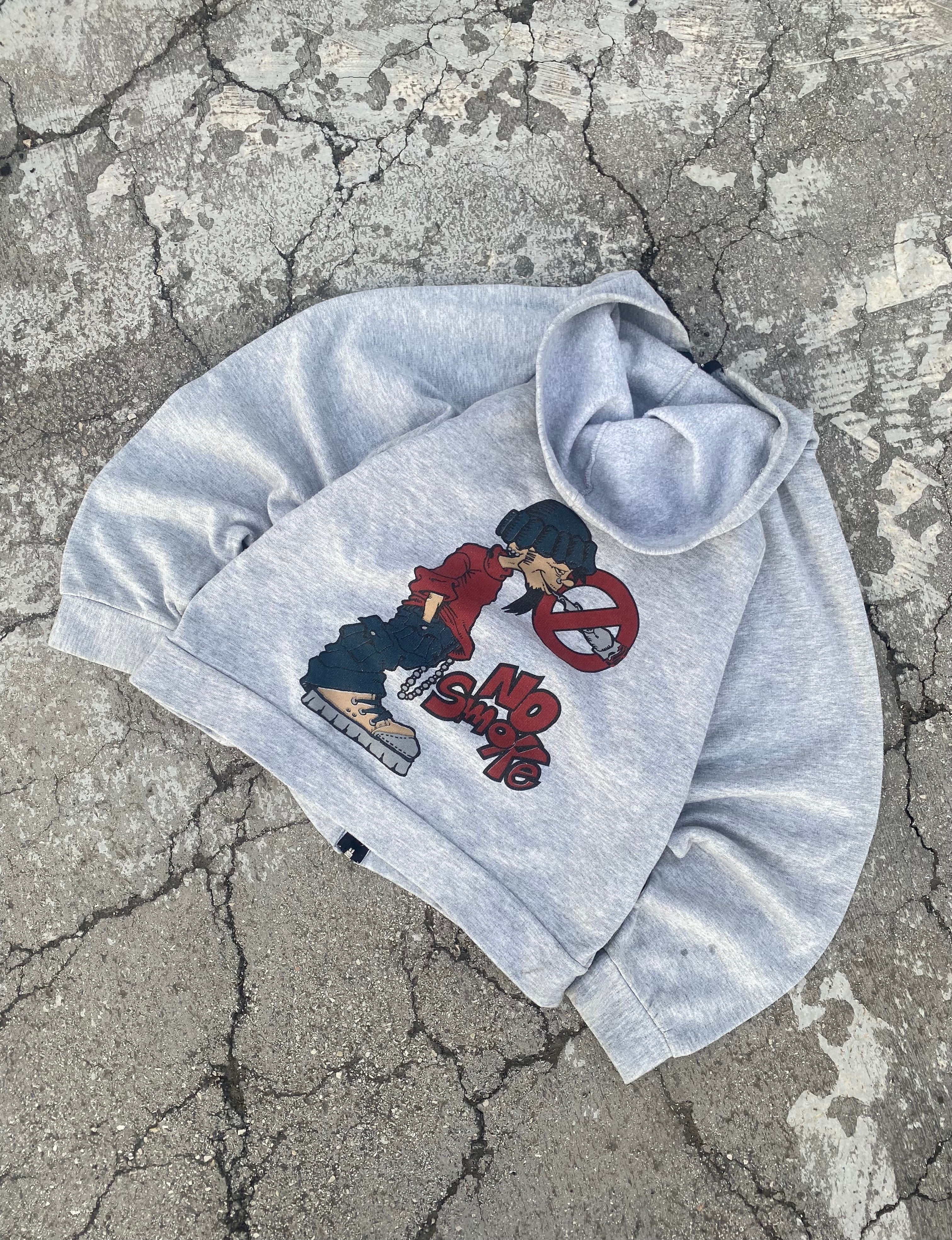 1990’S NO SMOKE ZIP UP HOODIE (XL)