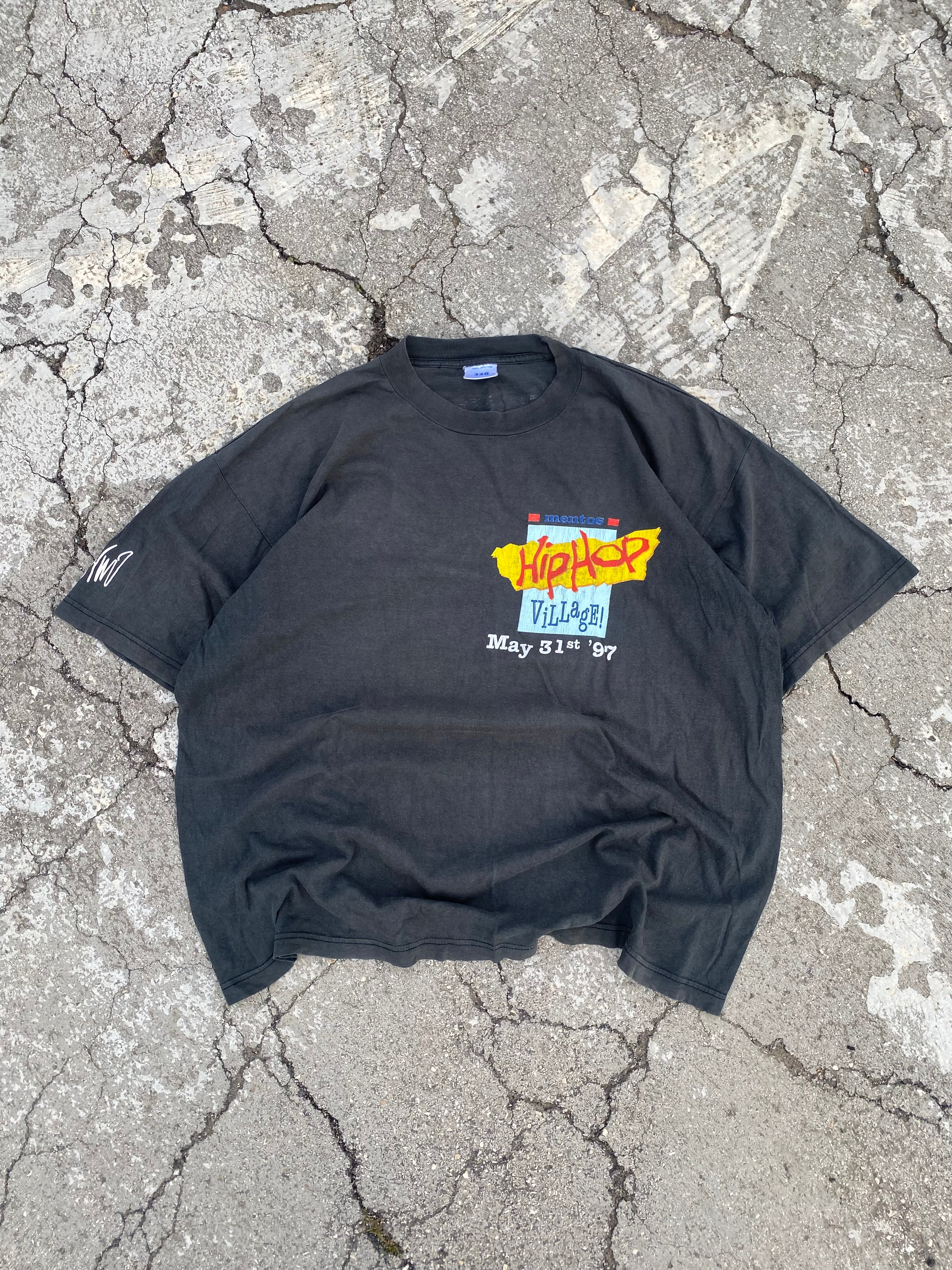 1990’S RUSSELL ATHLETIC MANIFESTO SUN FADED TEE (XL)
