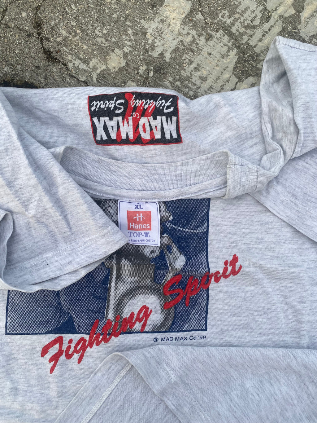 1990’S FIGHTING MAD MAX HANES TEE (XL)