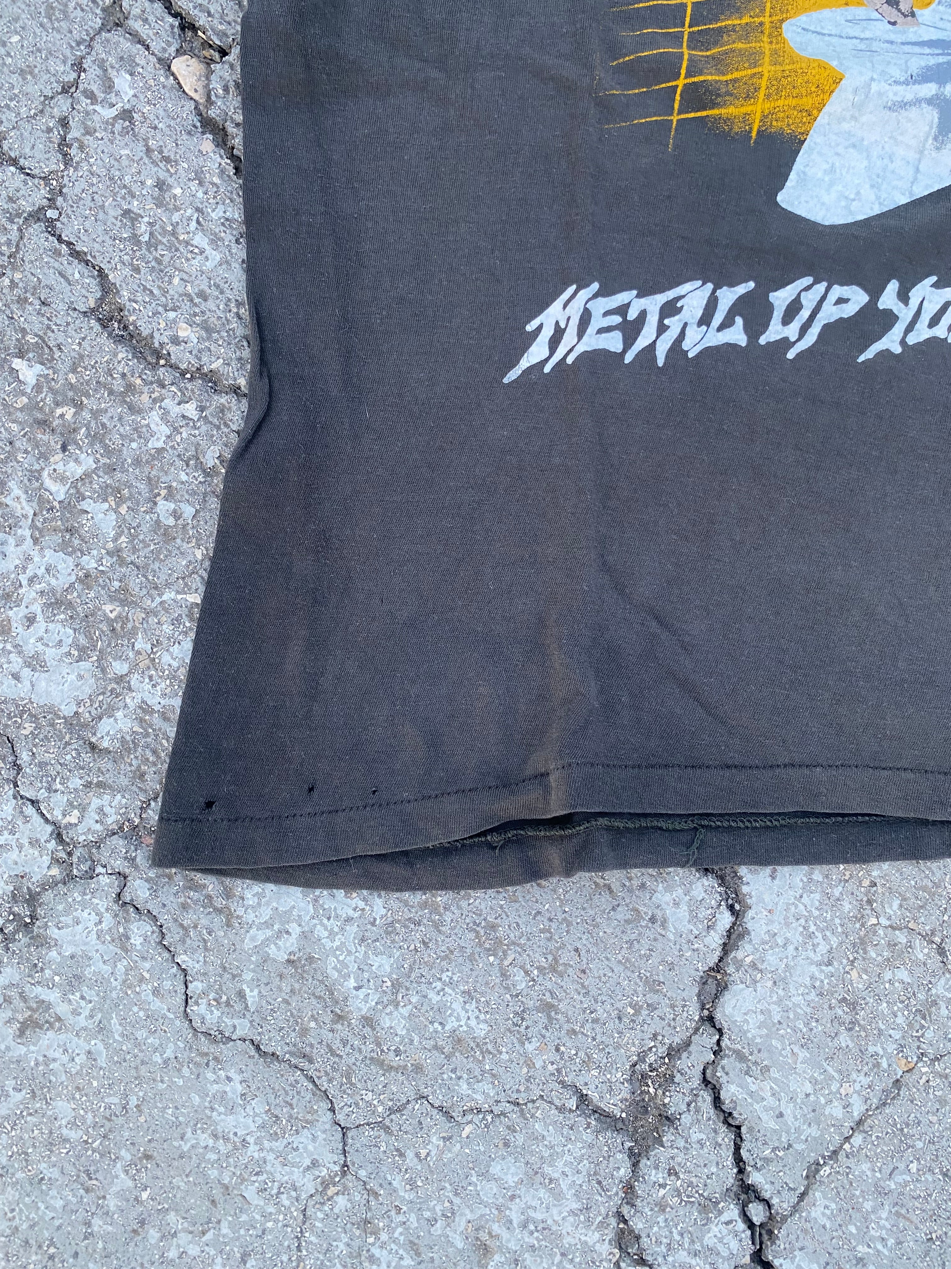 1990’S METALLICA “METAL UP YOUR AS*” SINGLE STITCH TEE (S)