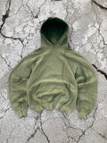 2000’S SUN FADED GREEN BLANK HOODIE (S)