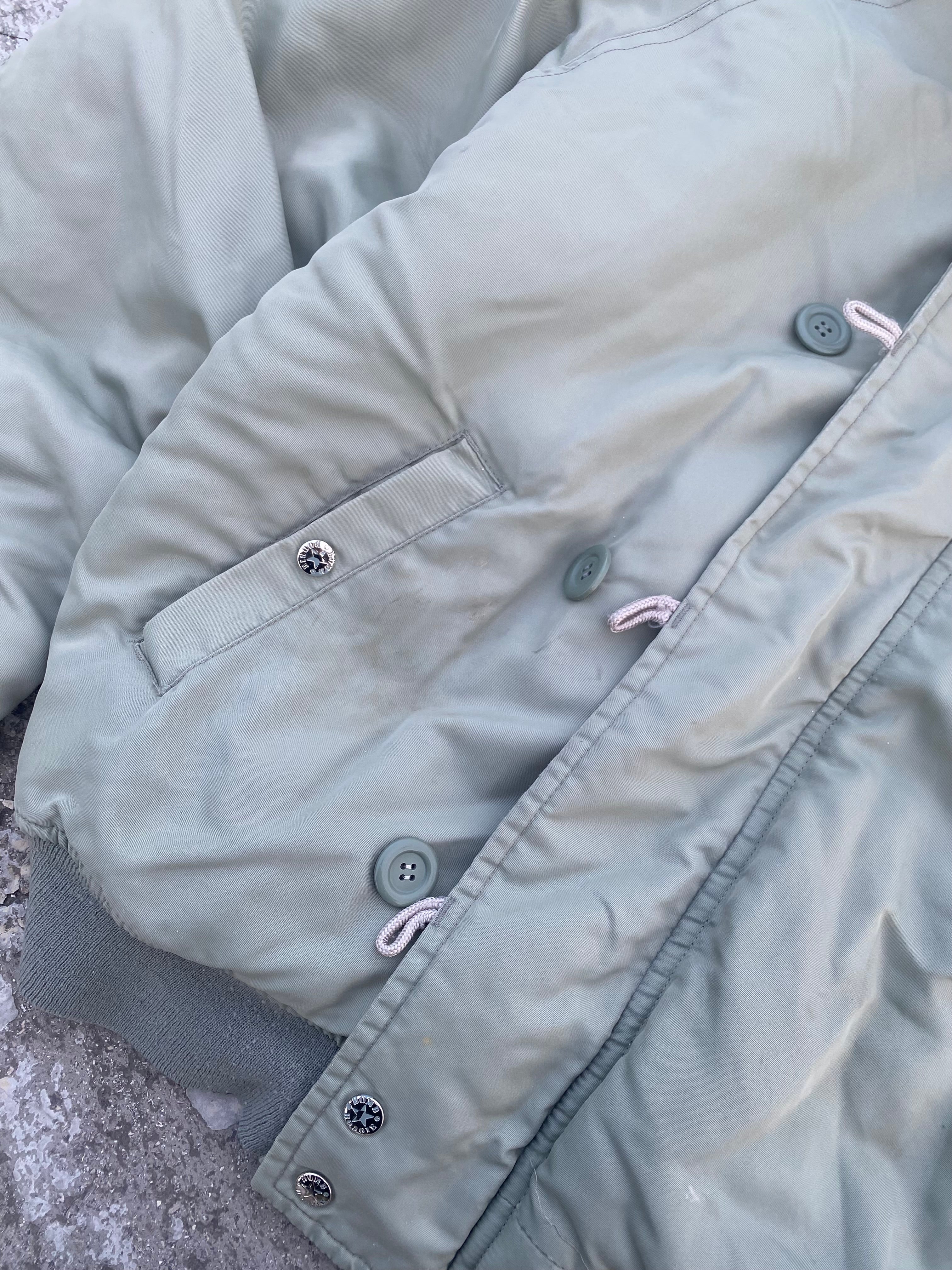 1990’S FUR N-2B INSPO FADED BB JACKET (L-XL)