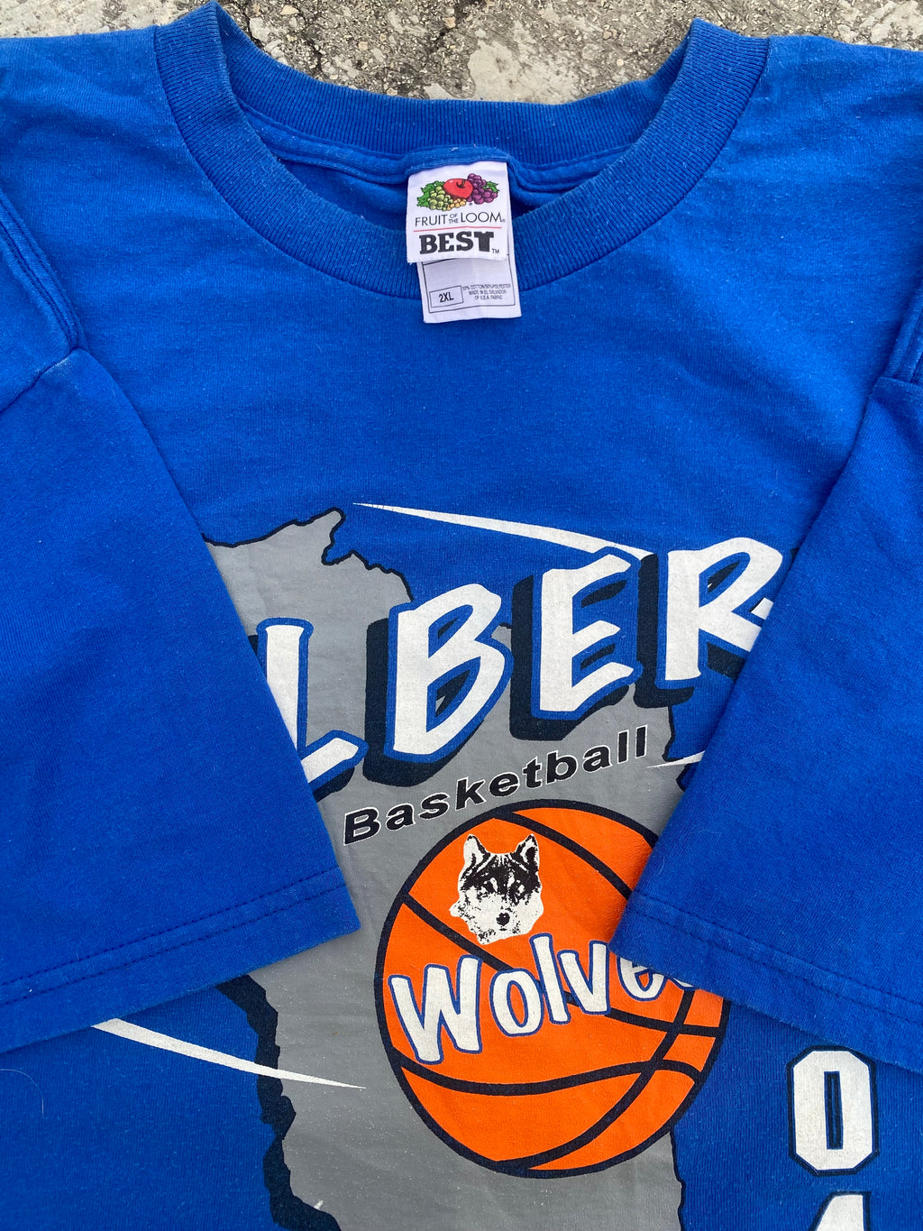 2000’S BASKETBALL BLUE ROYAL TEE (XXL)