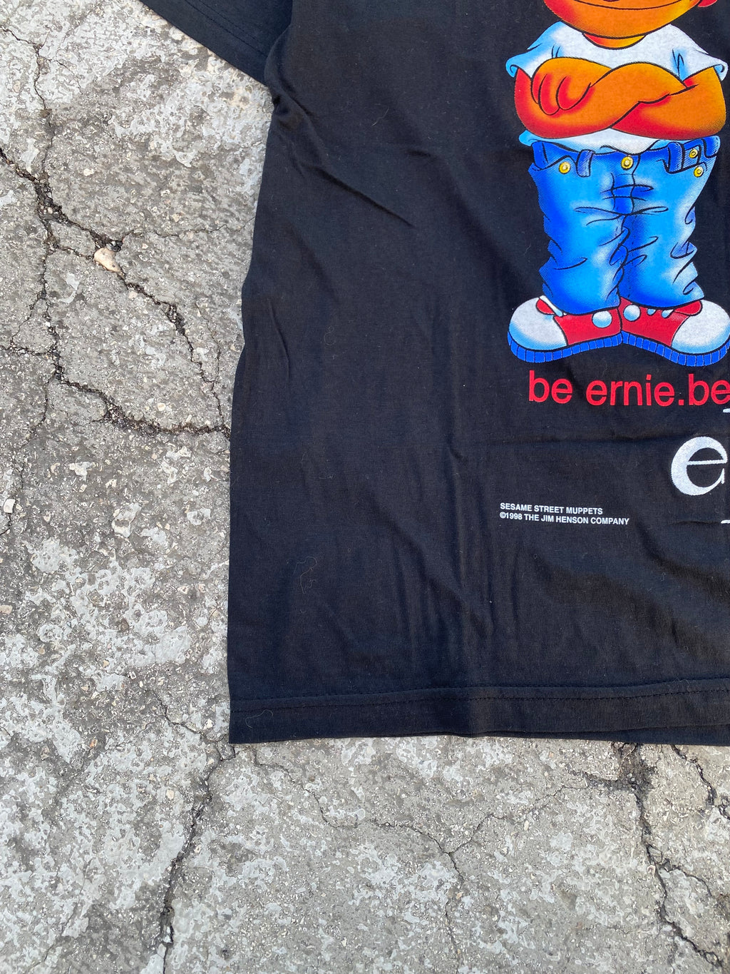 1990’S MUPPETS BLACK TEE  (M)