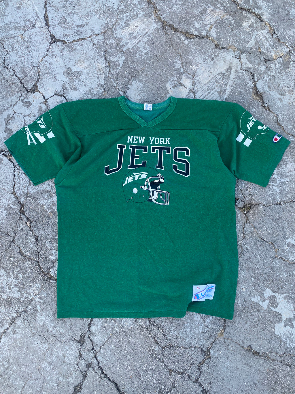 1990’S SINGLE STITCH JETS NY FOOTBALL JERSEY (XL)