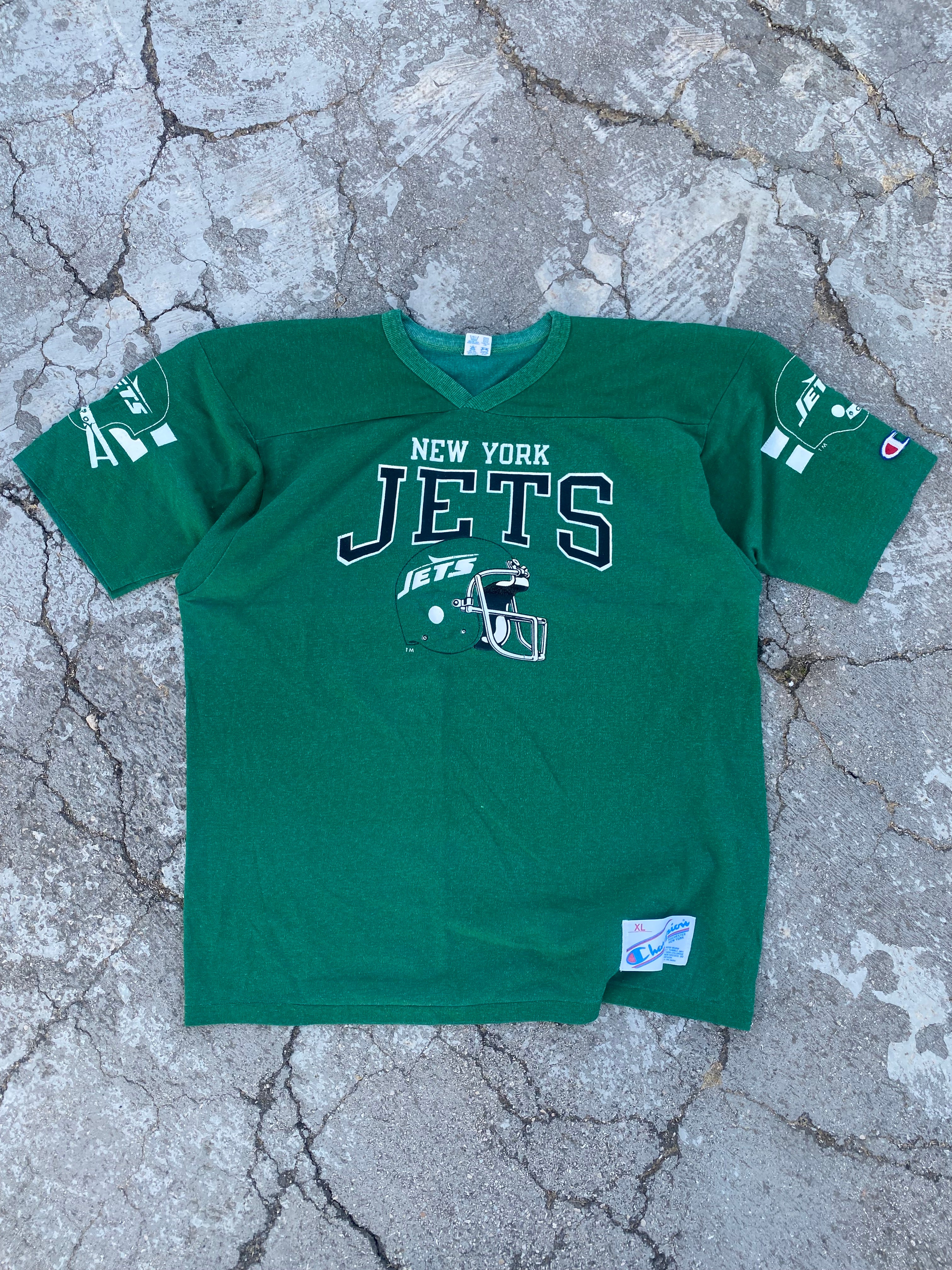 1990’S SINGLE STITCH JETS NY FOOTBALL JERSEY (XL)