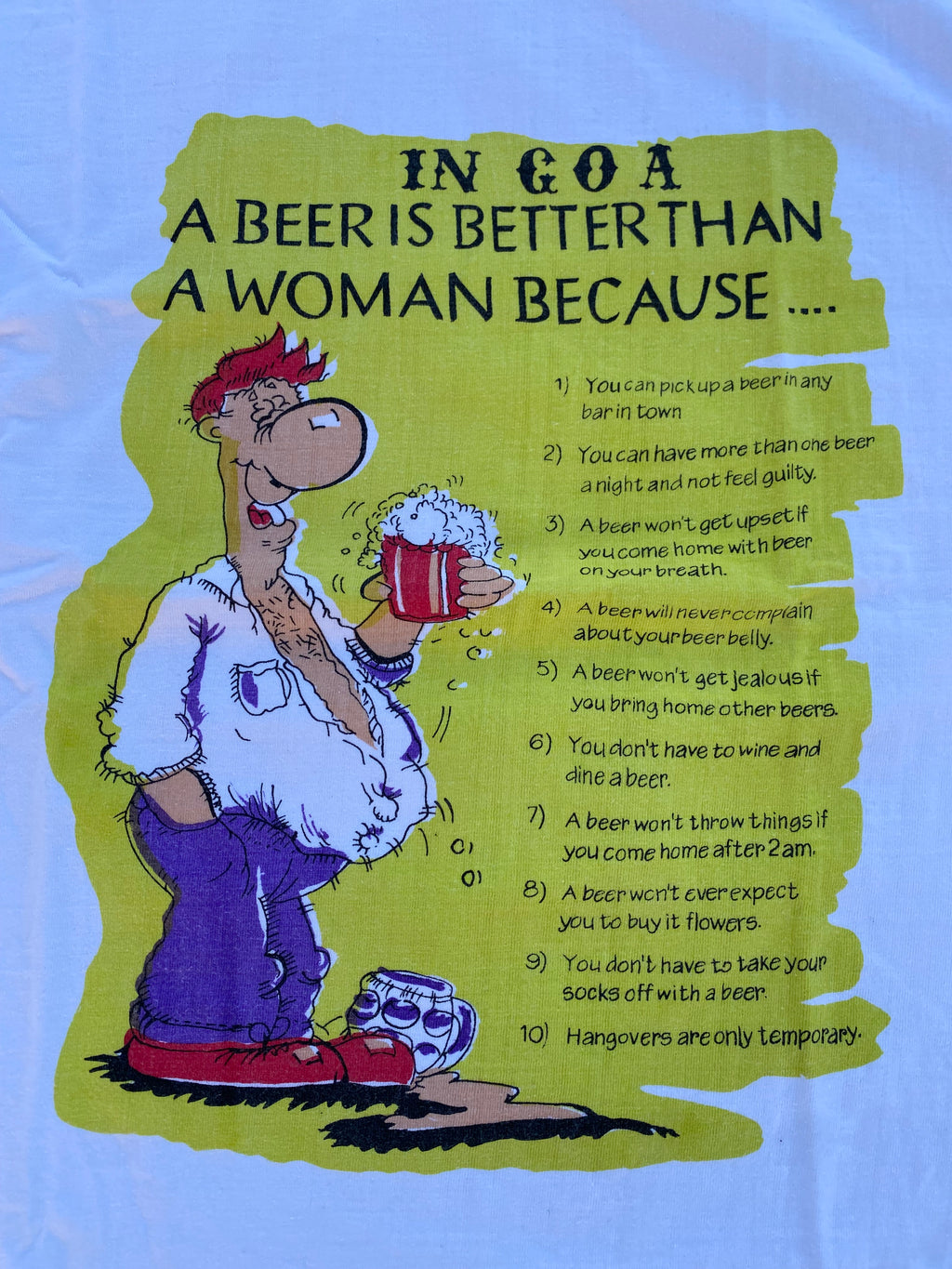 2000’S BEER IS BETTER THAN WOMAN TEE (M)