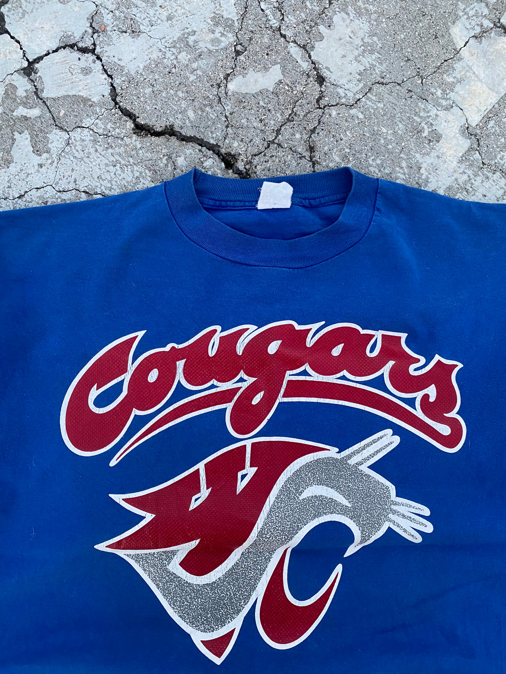1990’S SINGLE STITCH “COUGARS” FOOTBALL TEE (L)
