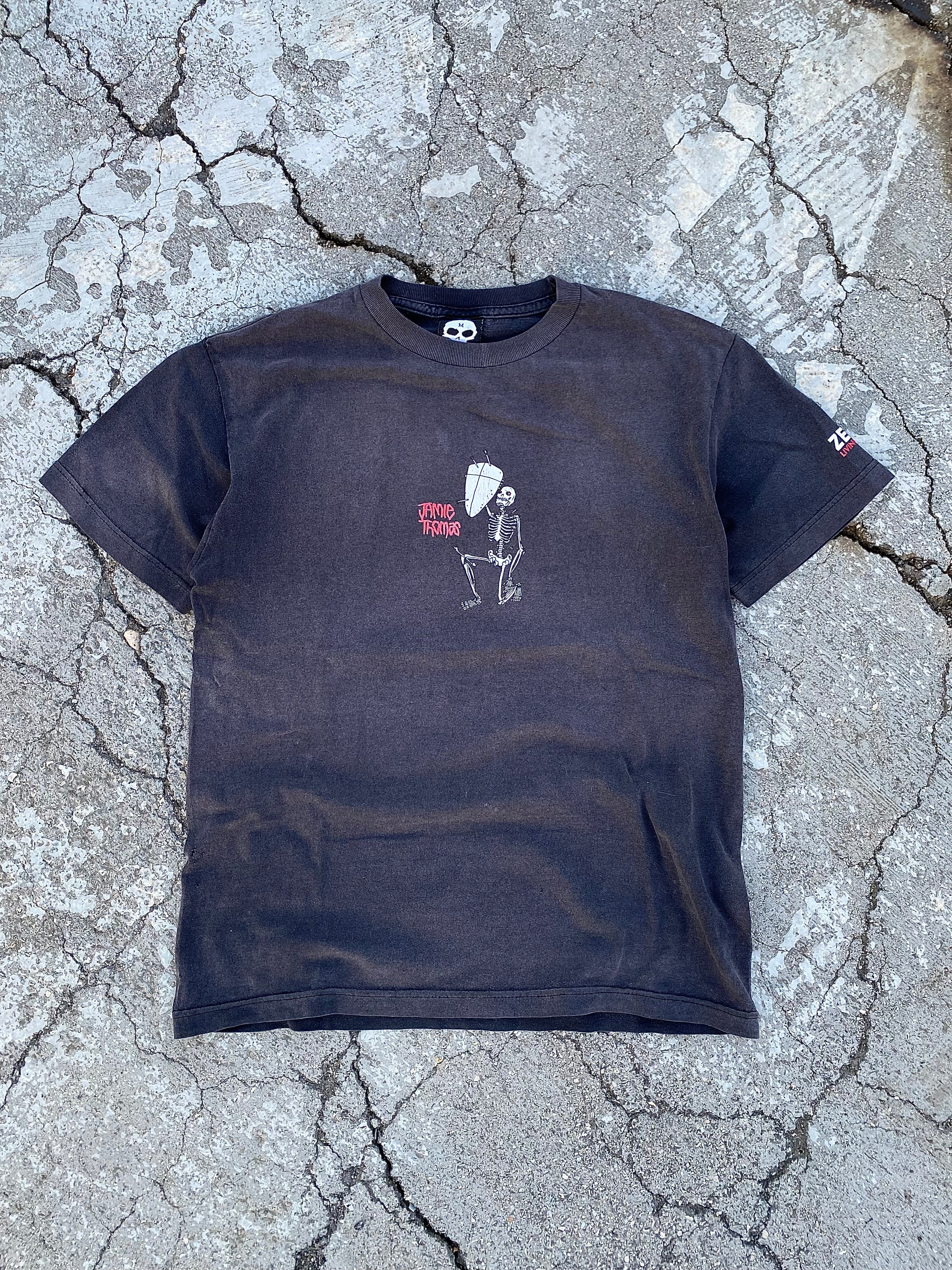 2000’S ZERO SKATEBOARD “SKELETON” TEE (M)
