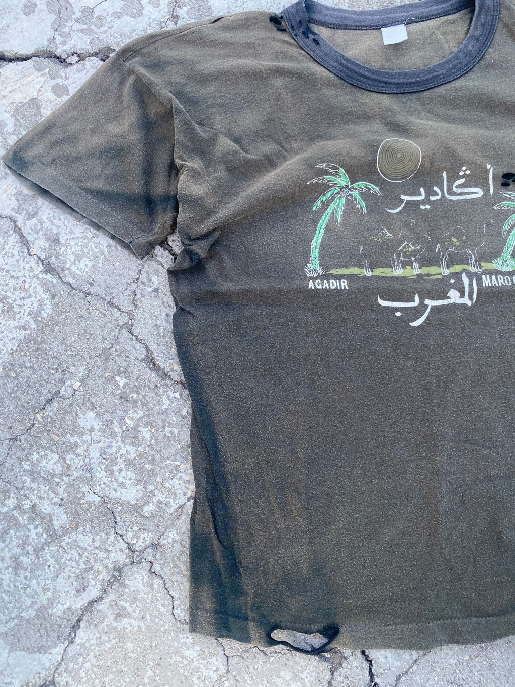 1990’S AGADIR MAROC SOUVENIR SINGLE STITCH TEE (L-XL)