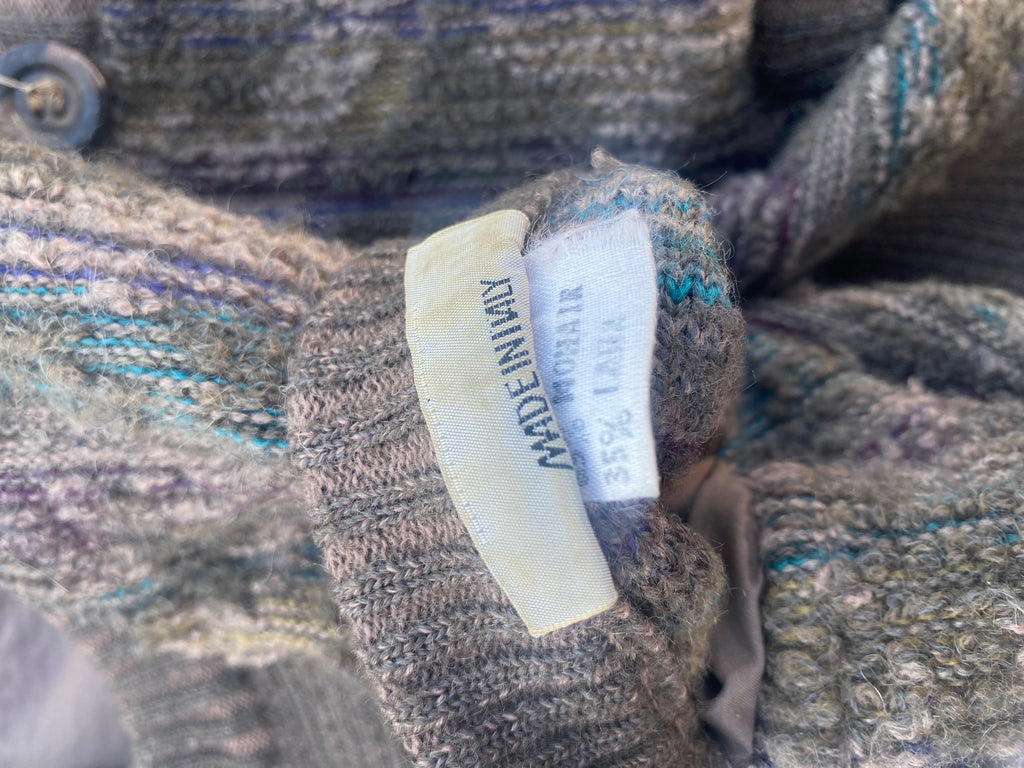 1980’S MOHAIR REVERSIBLE KNIT (L)