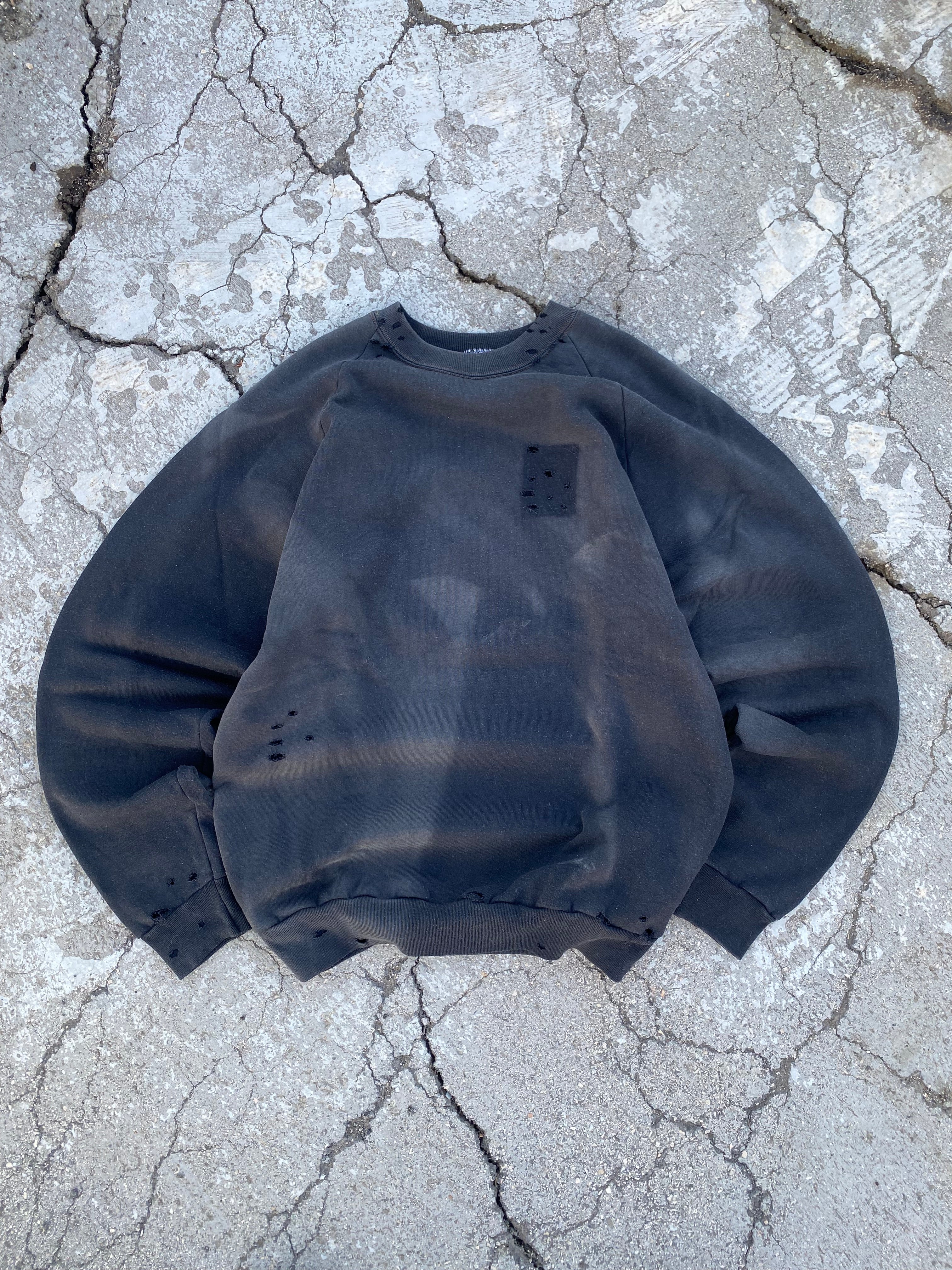 2000’S SUN FADE BLANK CREWNECK (XL)