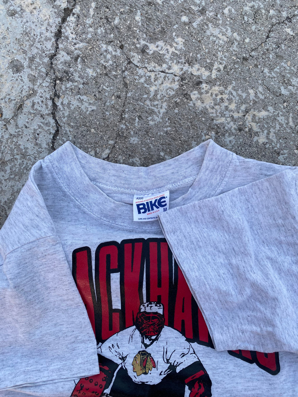 1980’S SINGLE STITCH BLACKHAWKS CHICAGO USA TEE (S)