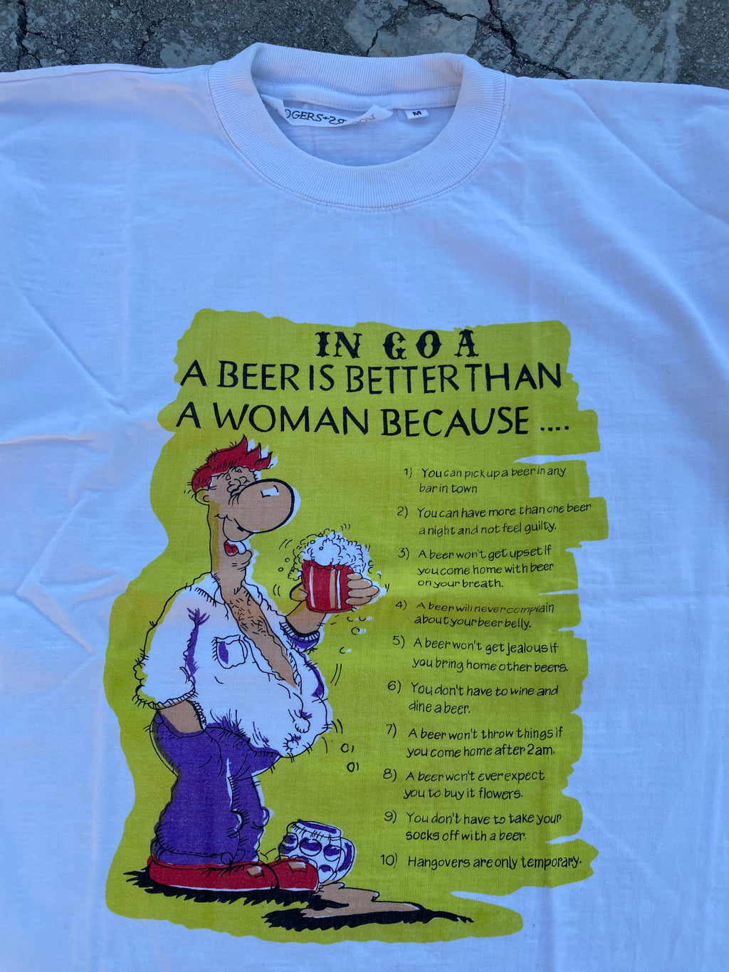2000’S BEER IS BETTER THAN WOMAN TEE (M)