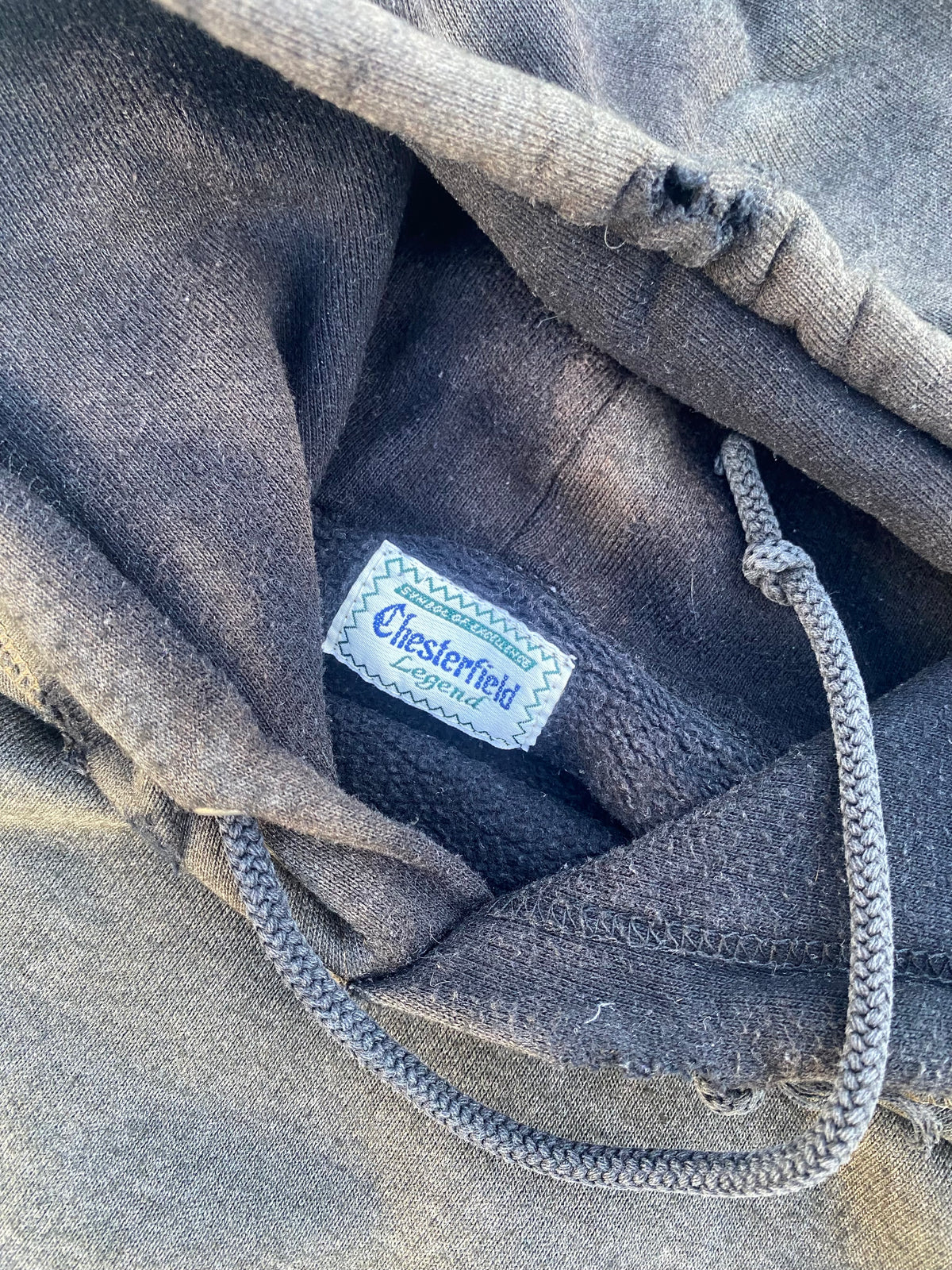 1990’S SUN FADE BLANK HOODIE (XL)