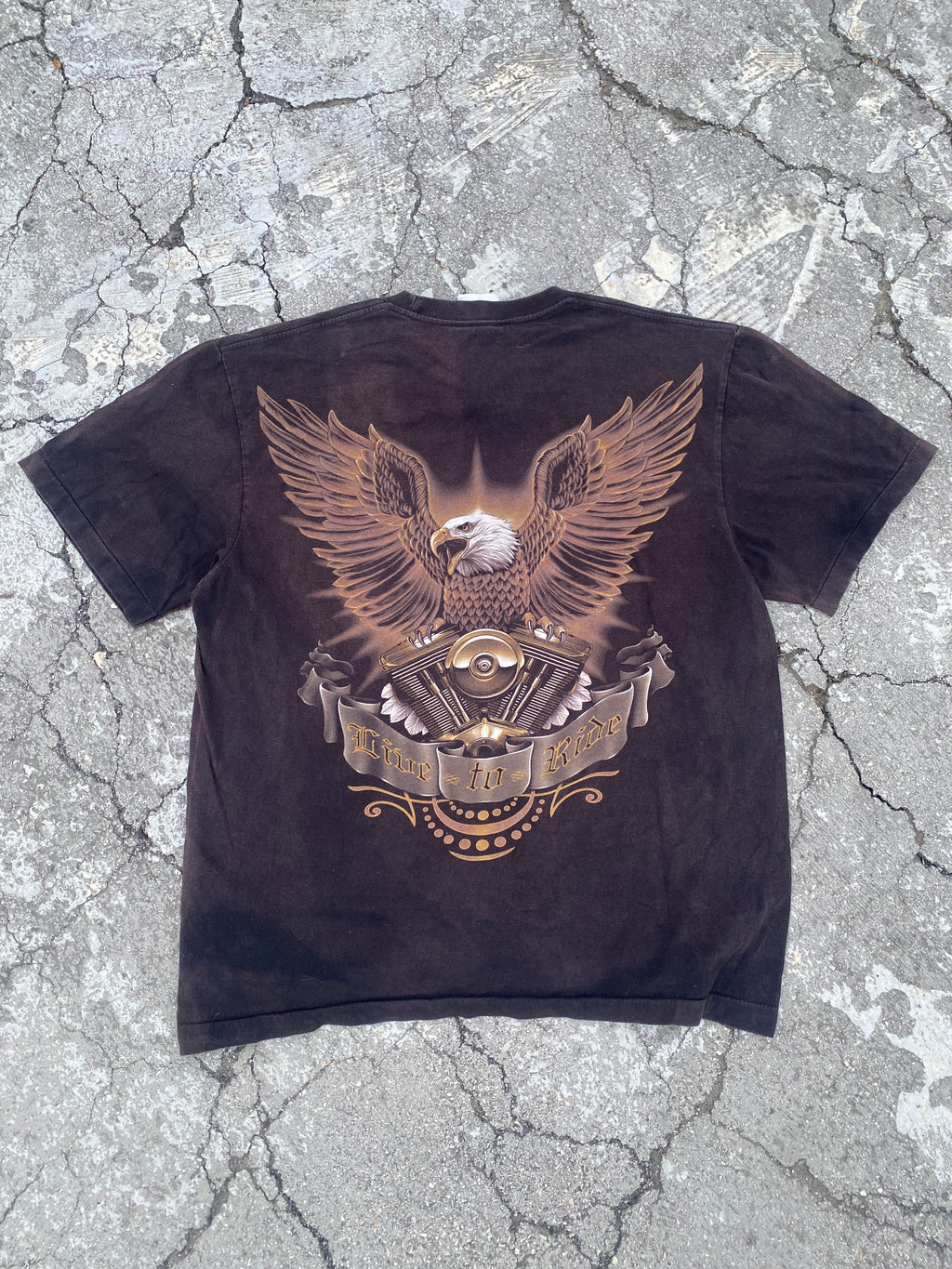 1990’S SUN FADED EAGLE SINGLE STITCH TEE (XL)