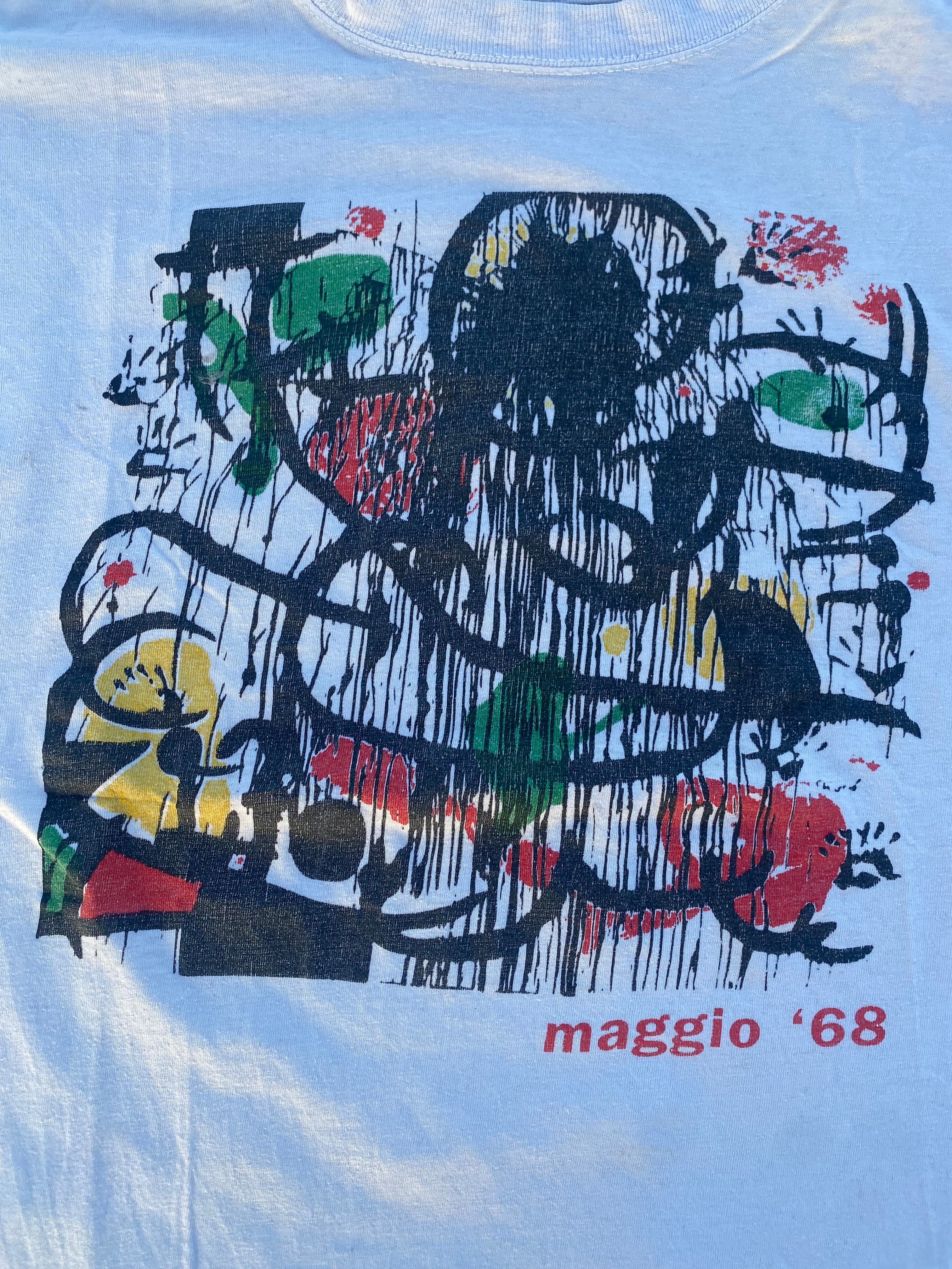 1990’S RAOUL VANEIGEM MAGGIO 68’ GRAFFITI TEE (M-L)