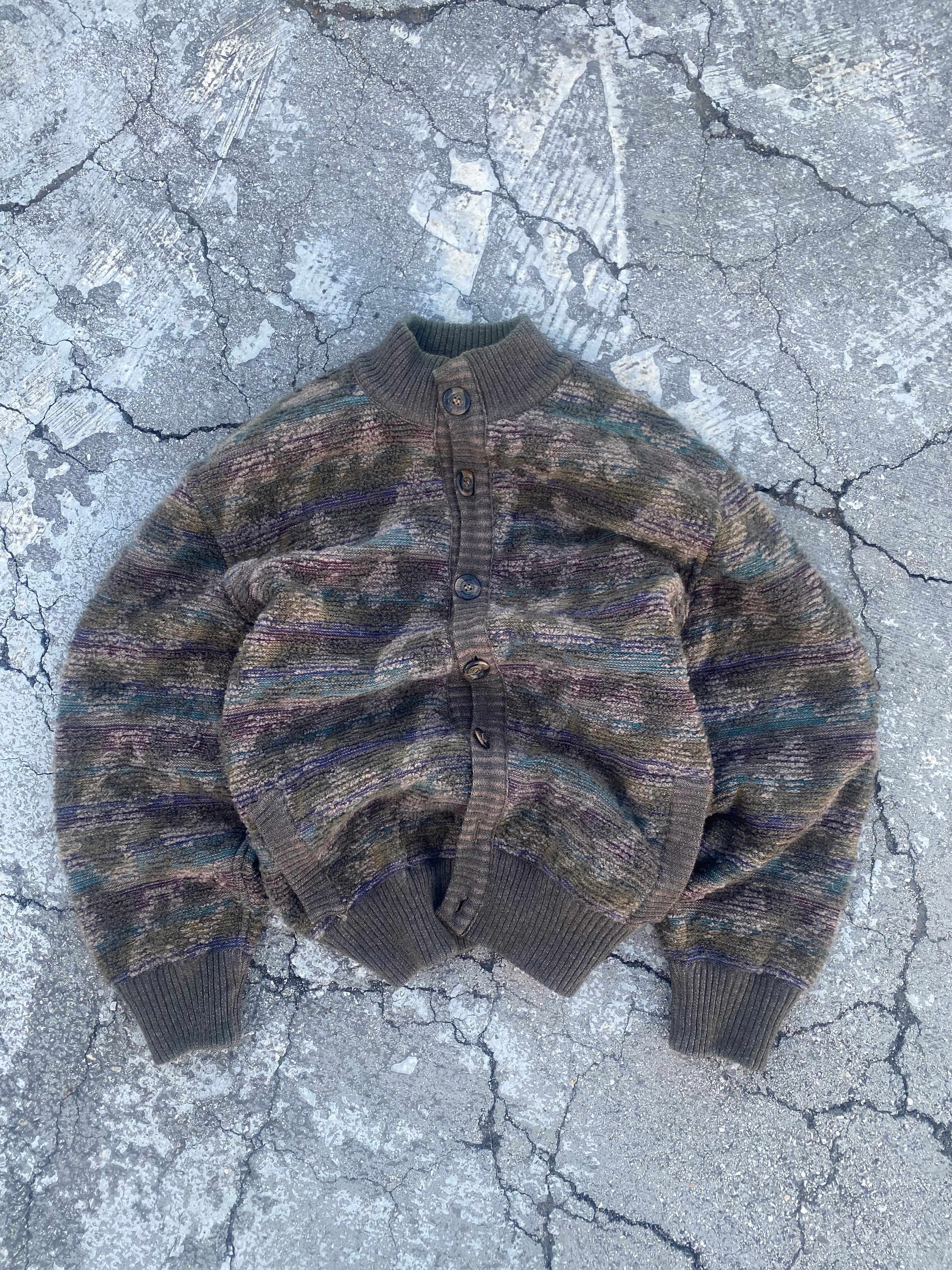 1980’S MOHAIR REVERSIBLE KNIT (L)