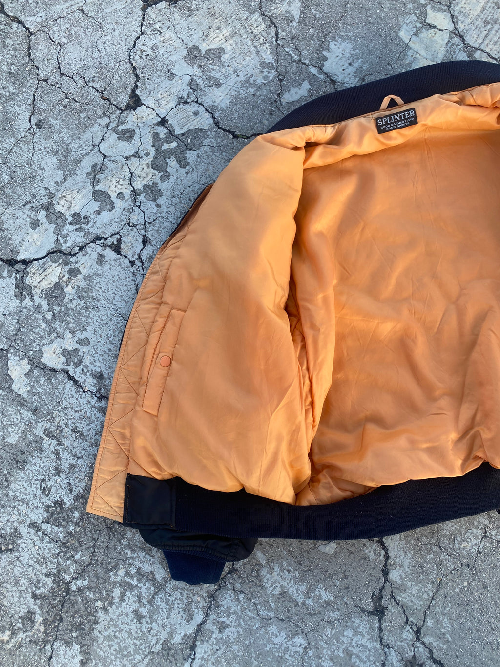 1990’S MA-1 FLYER’S BLACK JACKET (XL)