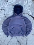 2000’S SUN FADE BLANK NAVY HOODIE (M)