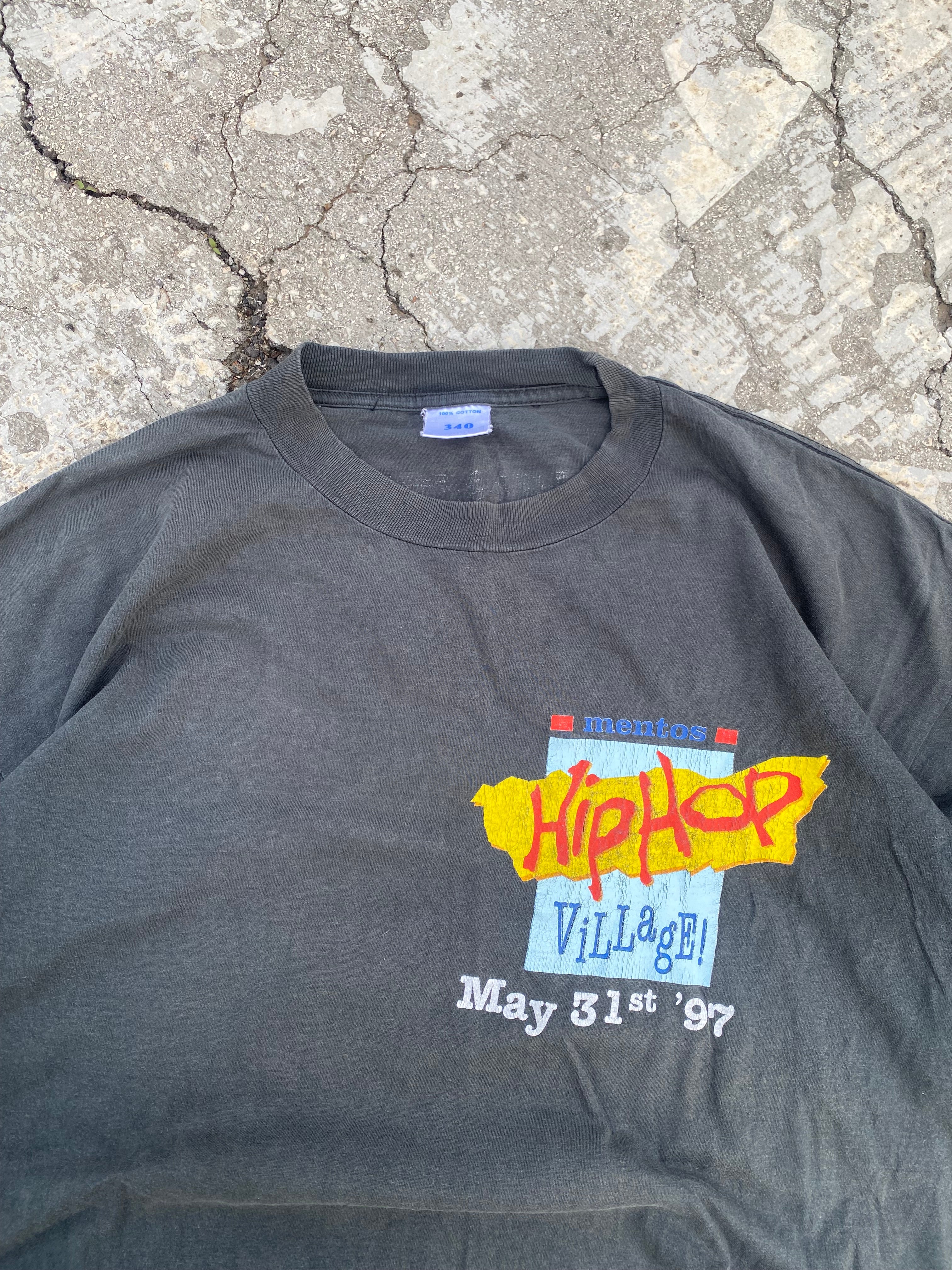 1990’S RUSSELL ATHLETIC MANIFESTO SUN FADED TEE (XL)