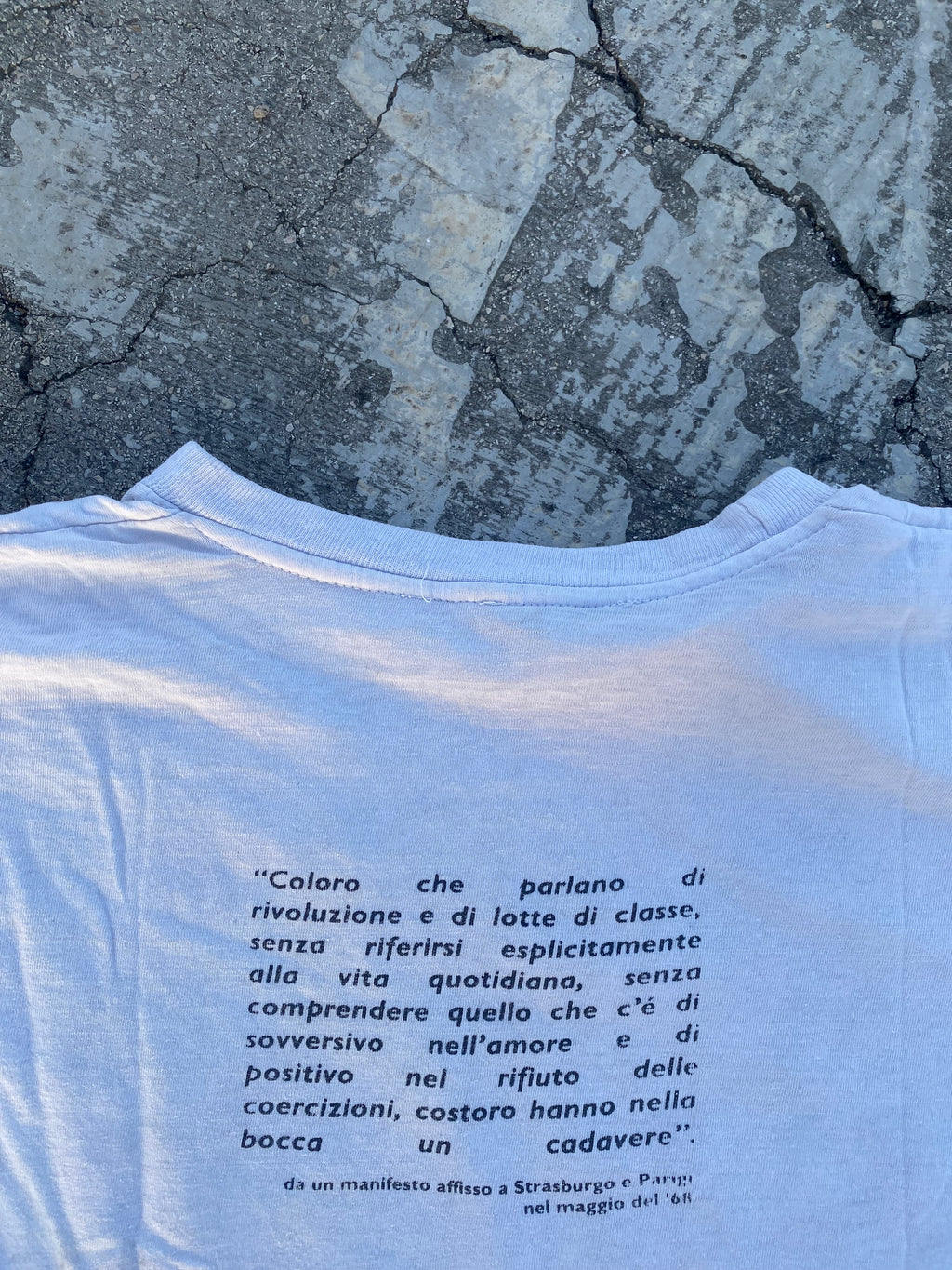 1990’S RAOUL VANEIGEM MAGGIO 68’ GRAFFITI TEE (M-L)
