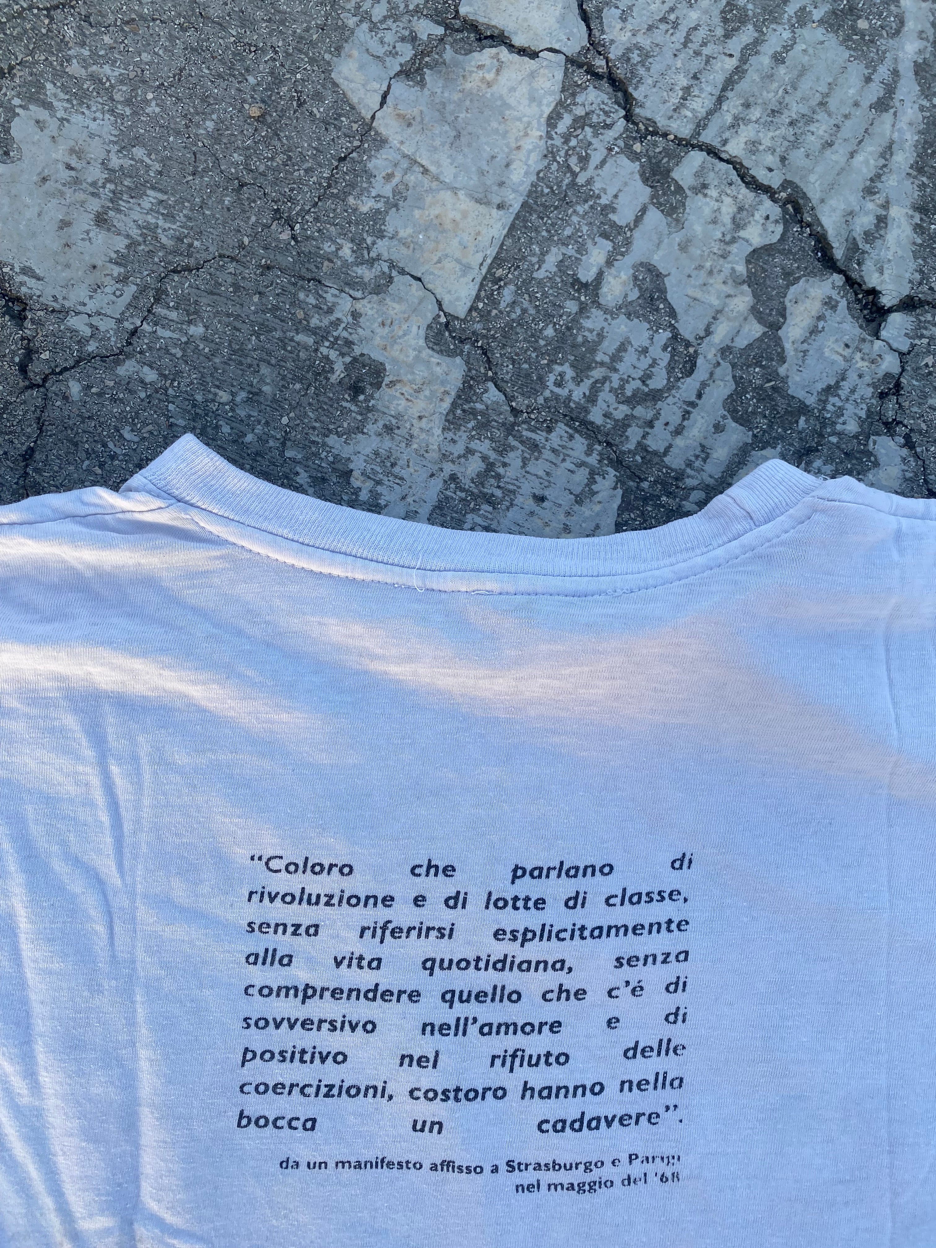1990’S RAOUL VANEIGEM MAGGIO 68’ GRAFFITI TEE (M-L)