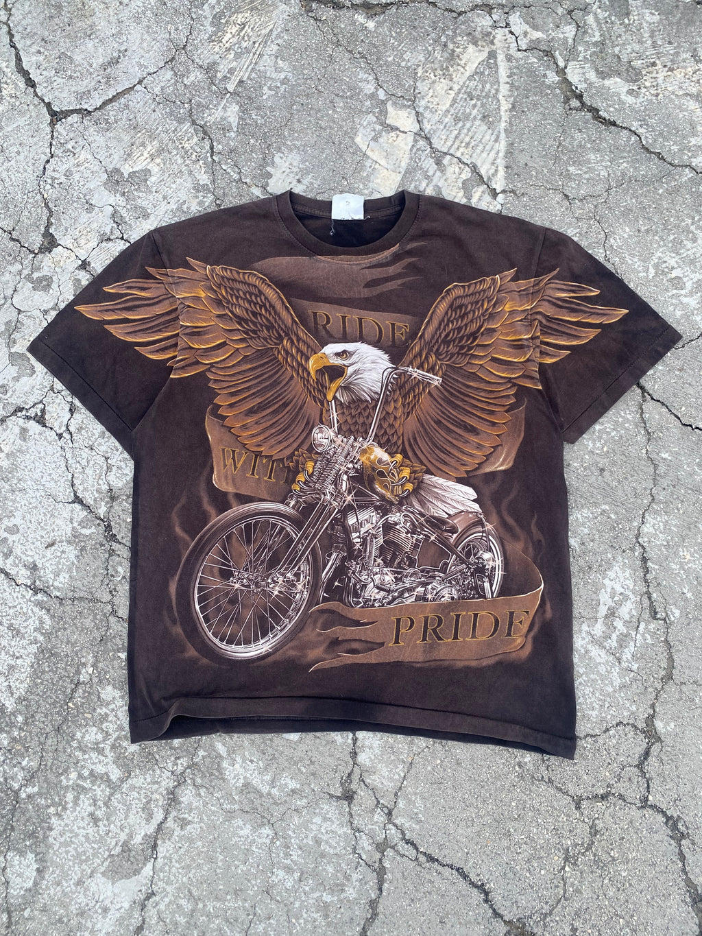 1990’S SUN FADED EAGLE SINGLE STITCH TEE (XL)