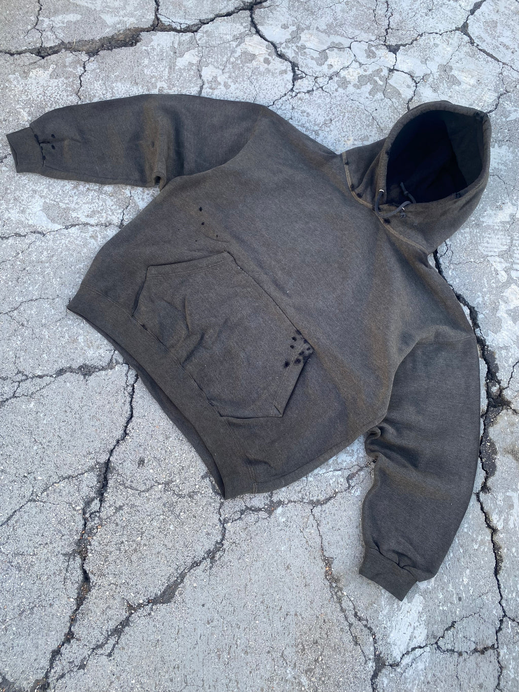 1990’S SUN FADE BLANK HOODIE (XL)