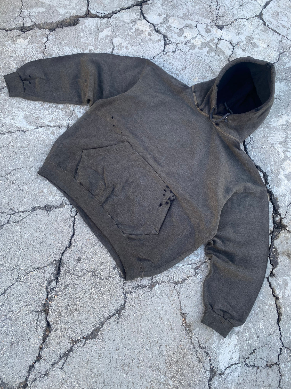 1990’S SUN FADE BLANK HOODIE (XL)