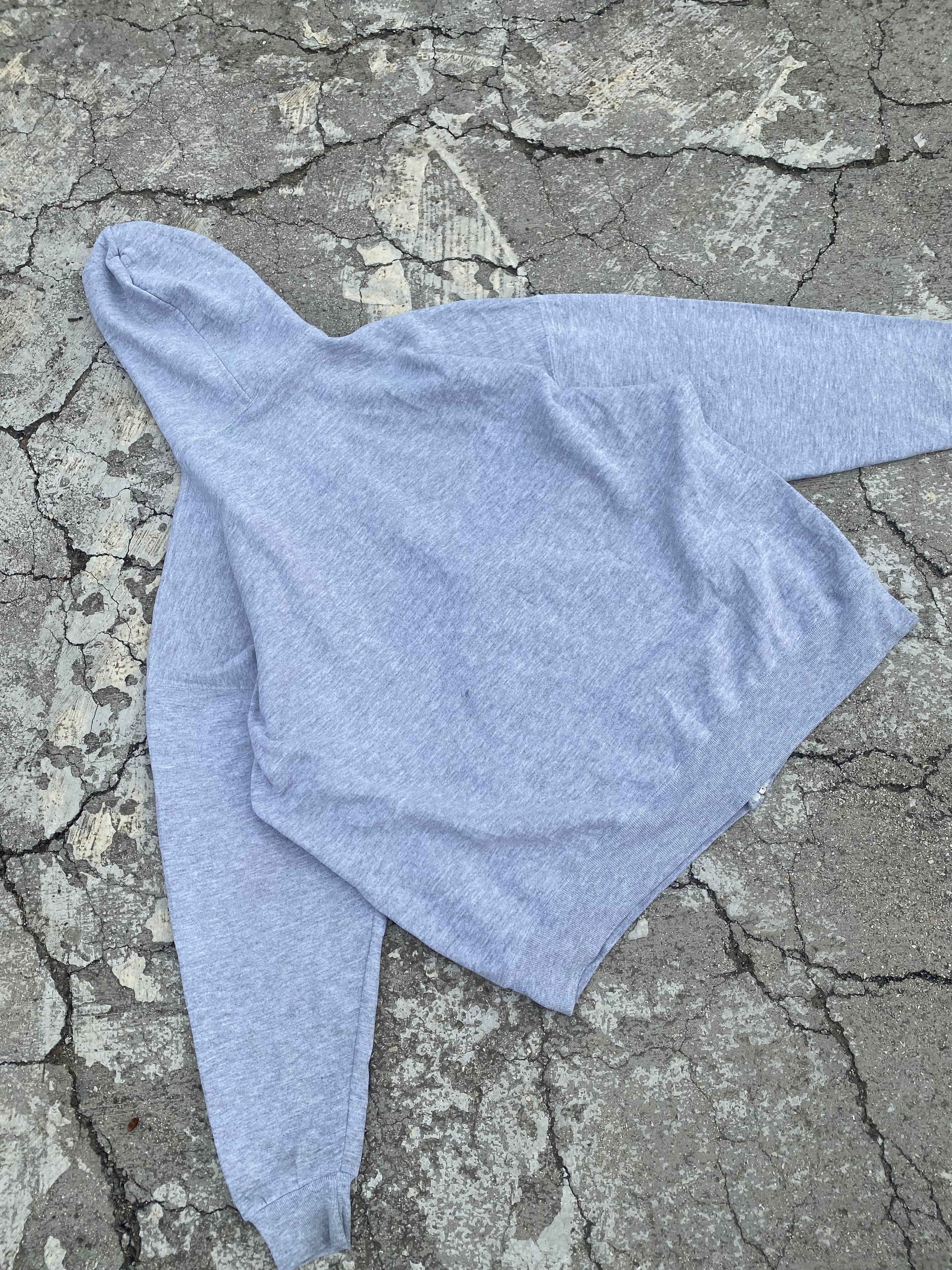 2000’S RUSSELL ATHLETIC BLANK ZIP UP HOODIE (XXL)