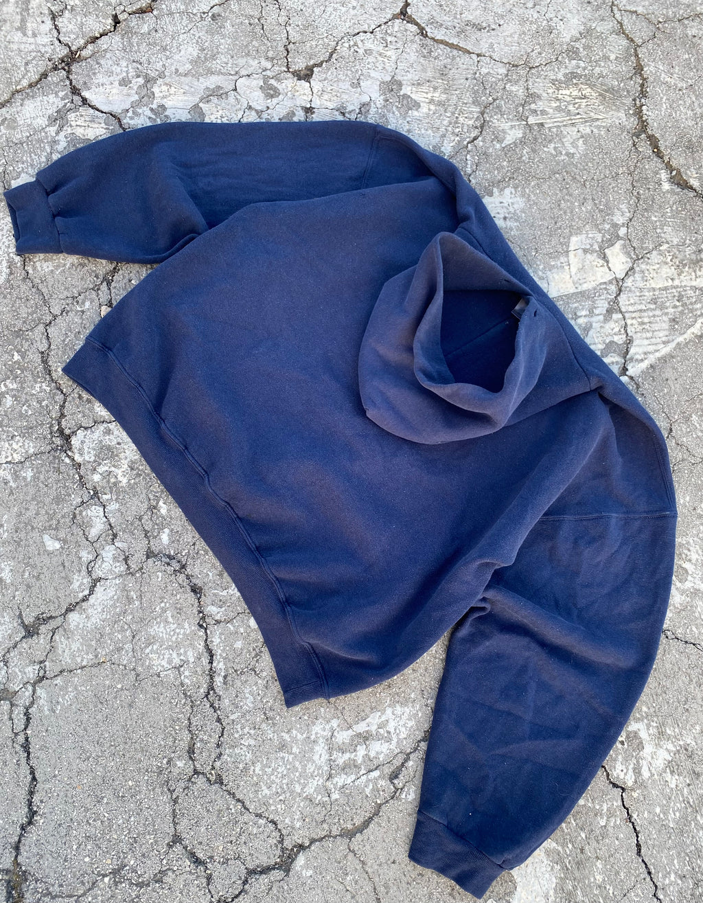 2000’S RUSSELL ATHLETIC HICKORY BLUE HOODIE (XL)