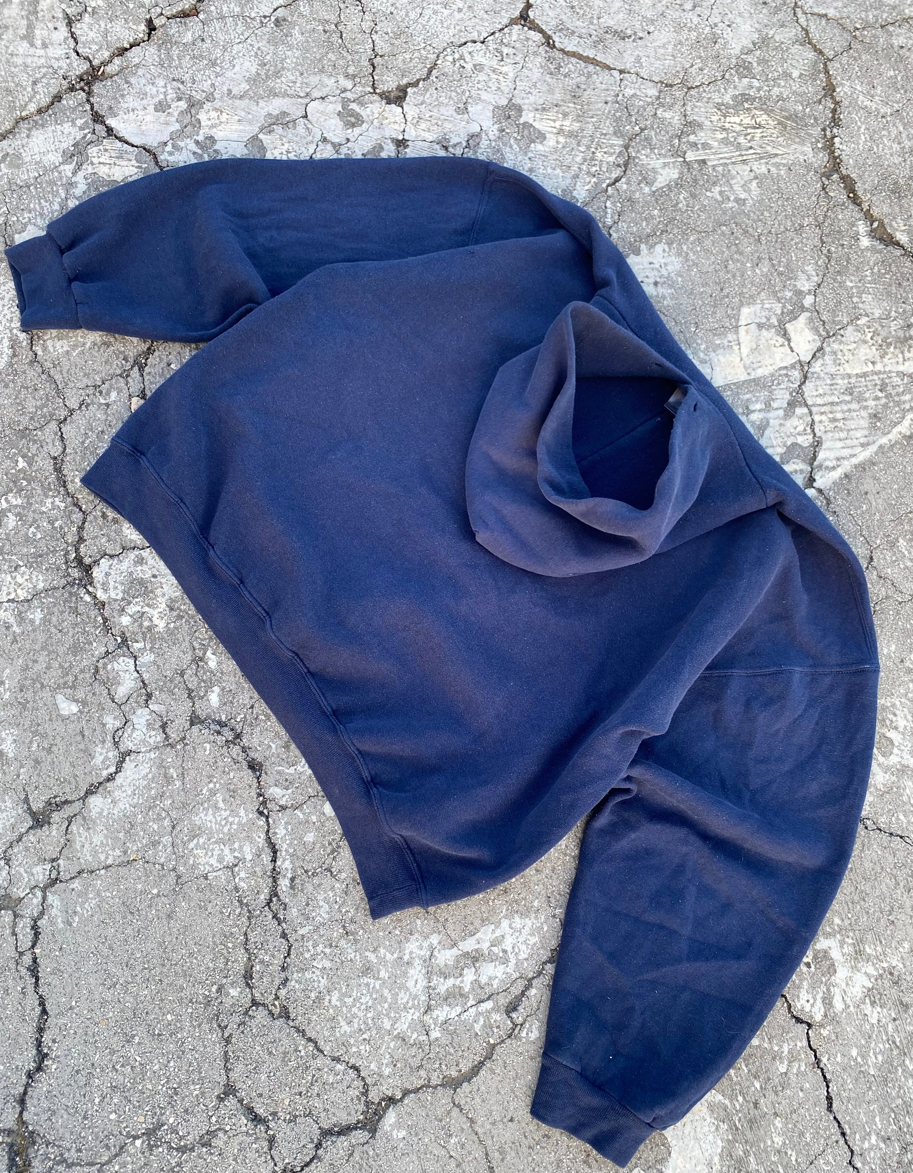 2000’S RUSSELL ATHLETIC HICKORY BLUE HOODIE (XL)