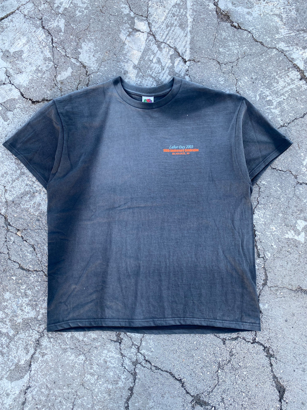 2000’S SUN FADE “FIERY CROSS” TEE (XL)
