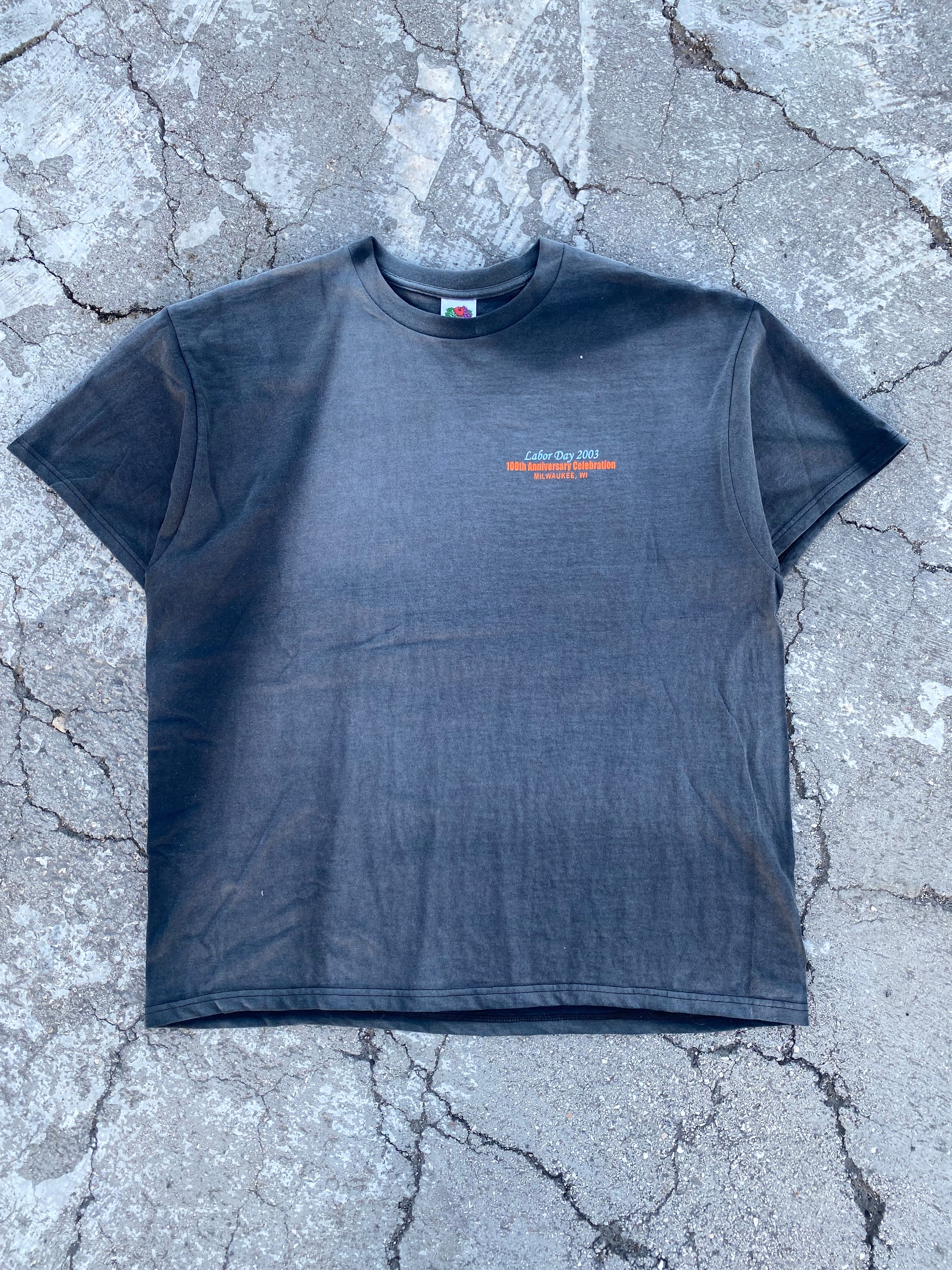 2000’S SUN FADE “FIERY CROSS” TEE (XL)
