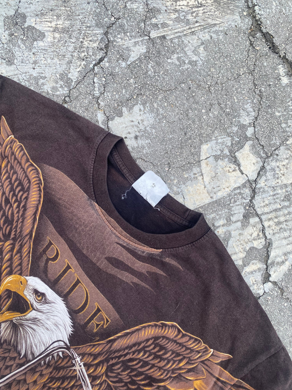 1990’S SUN FADED EAGLE SINGLE STITCH TEE (XL)