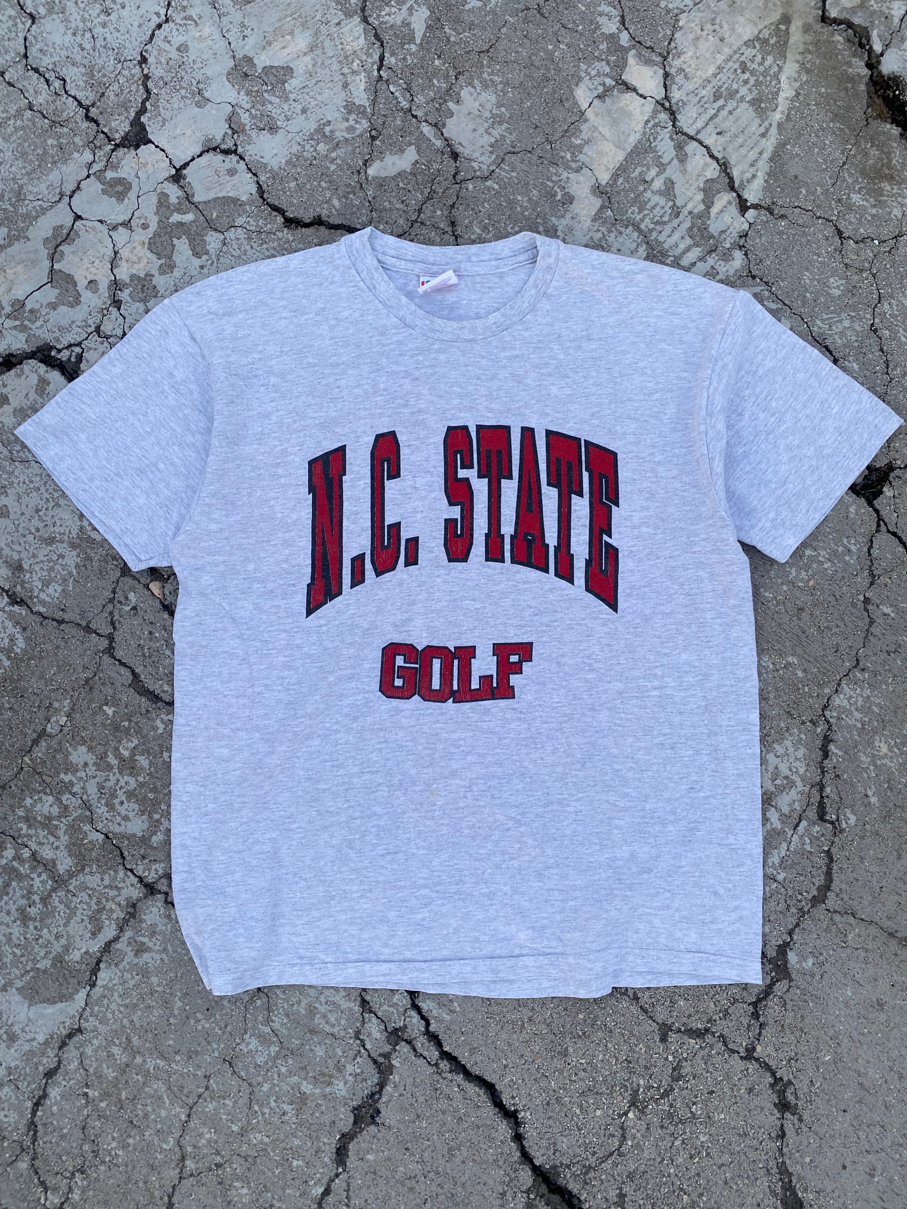 1990’S SINGLE STITCH HANES NC STATE GOLF TEE (XL)