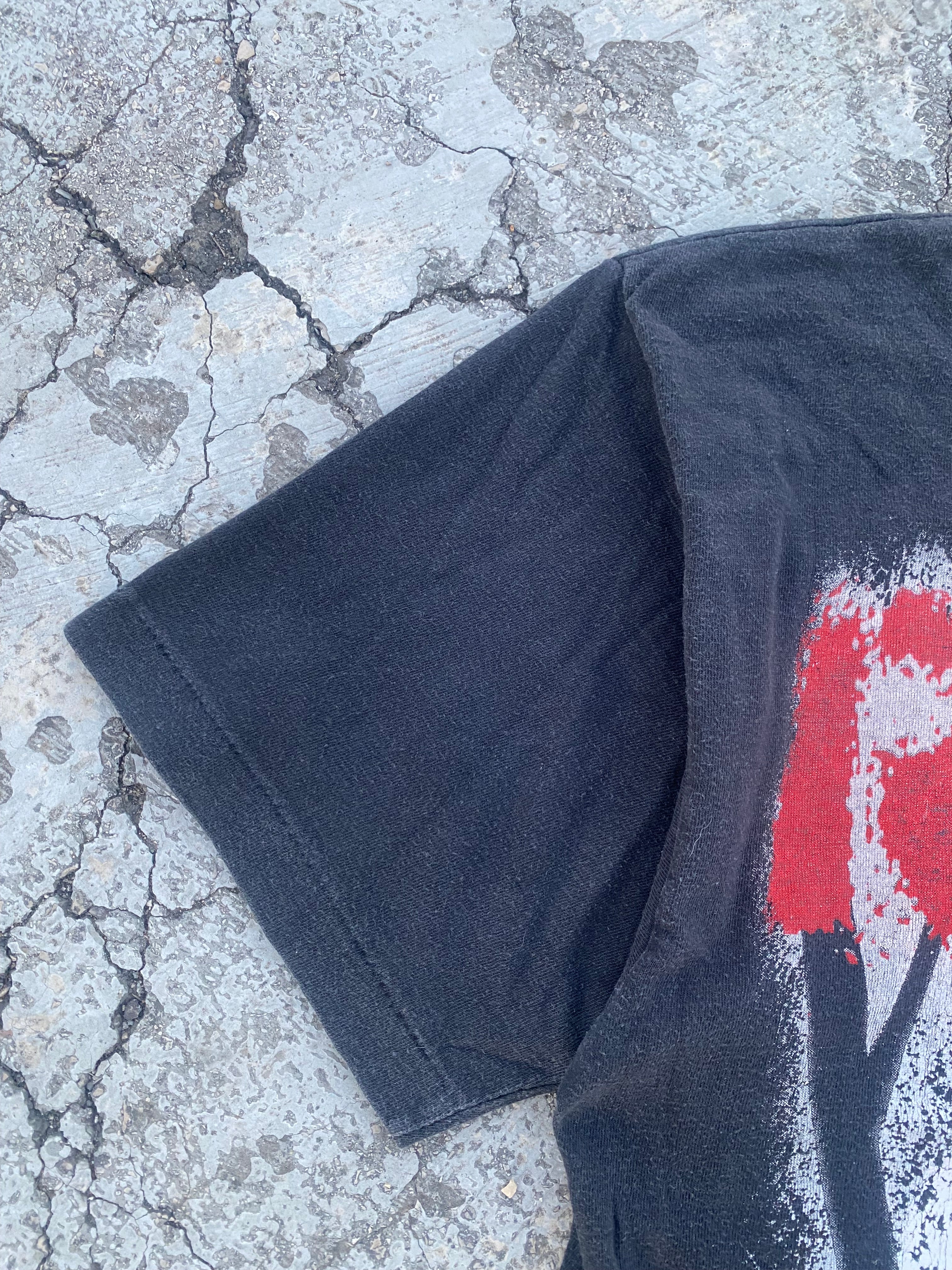 1990’S SINGLE STITCH RANCID FADED BLACK TEE (XXL)